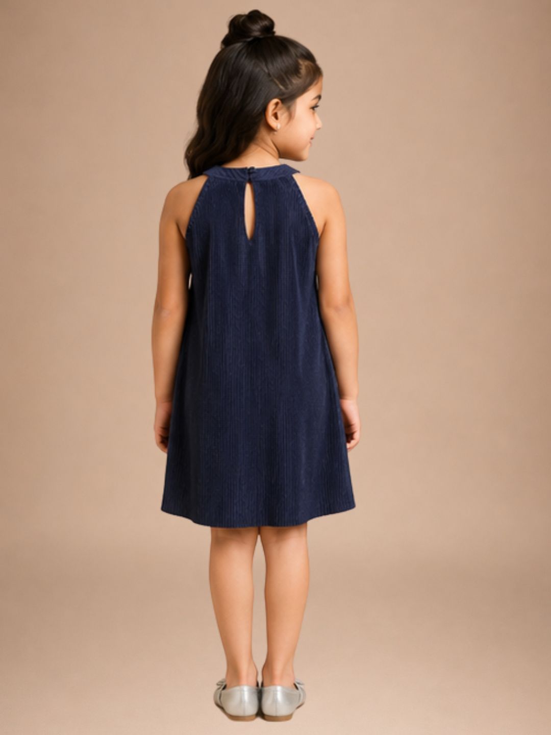 Glam Up Girls Party Navy Blue Dress