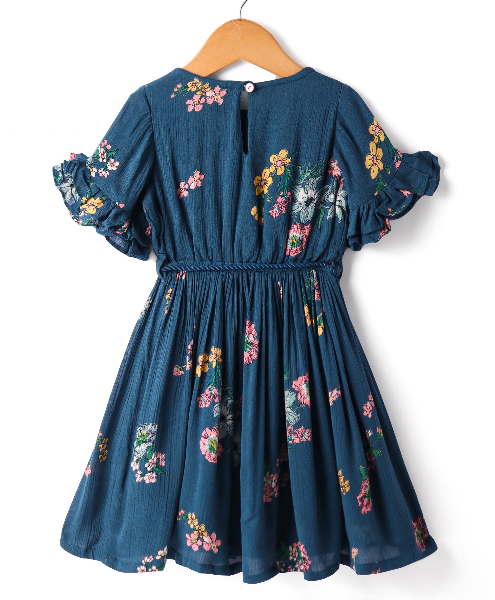 Girls stylish printed cotton casual dresss