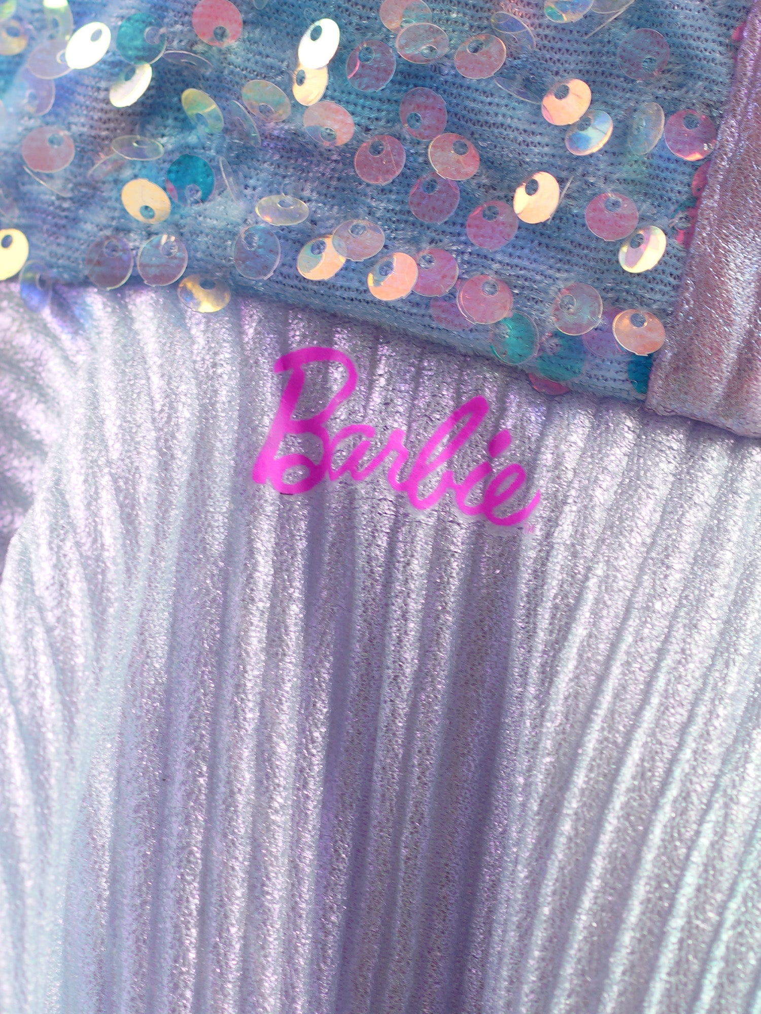 Barbie Blue Sequins Shimmer Ballerina Dress for Young Girls