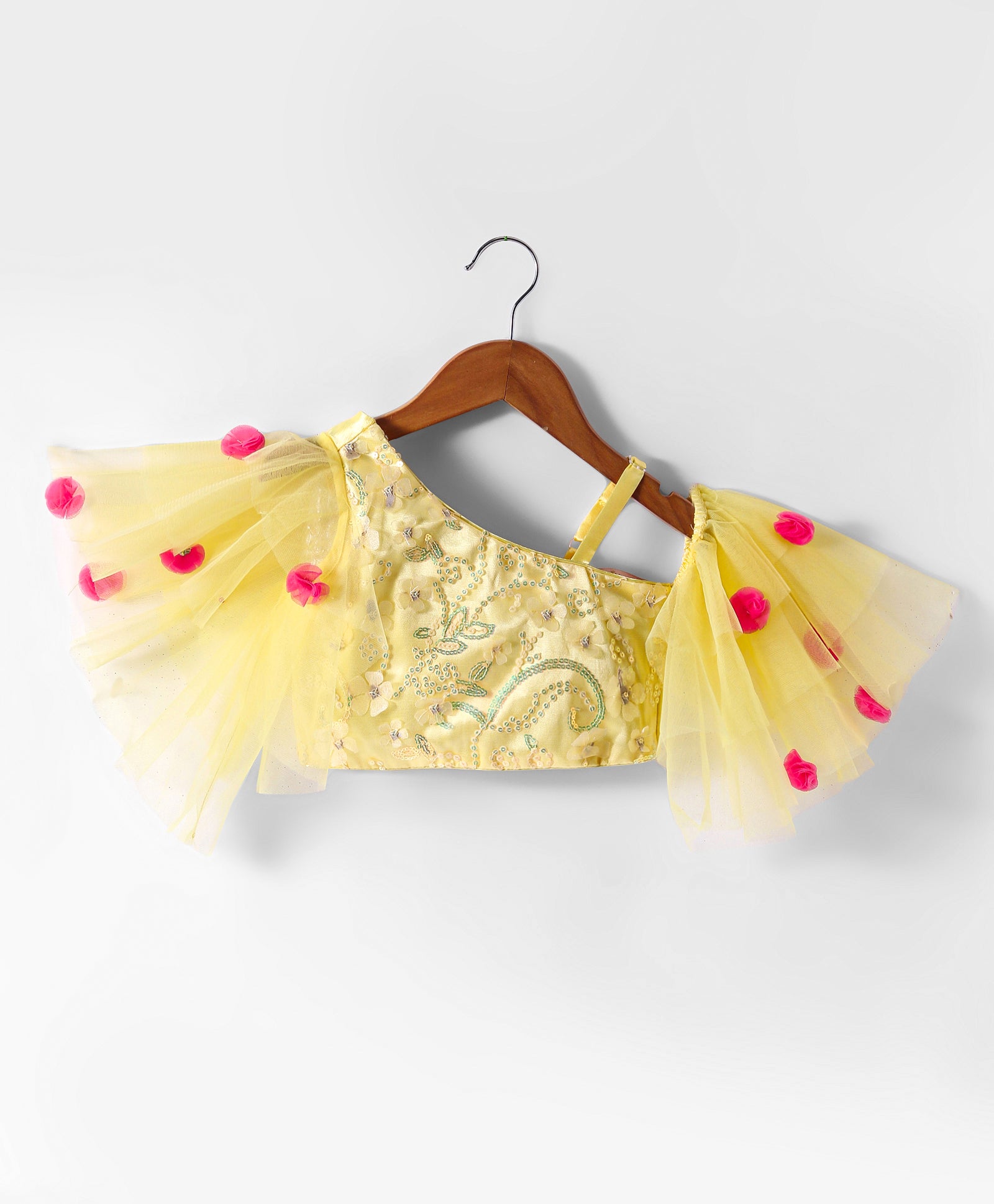 Girls embroidered choli with ghaghra set