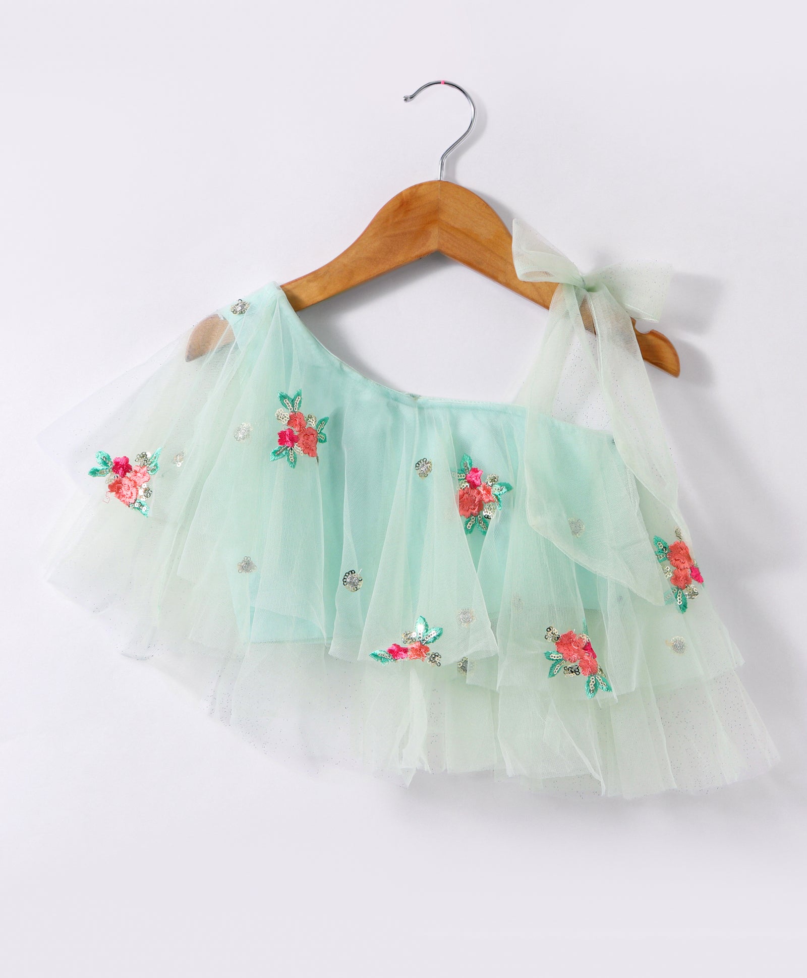 Girls embroidered choli with ghaghra set