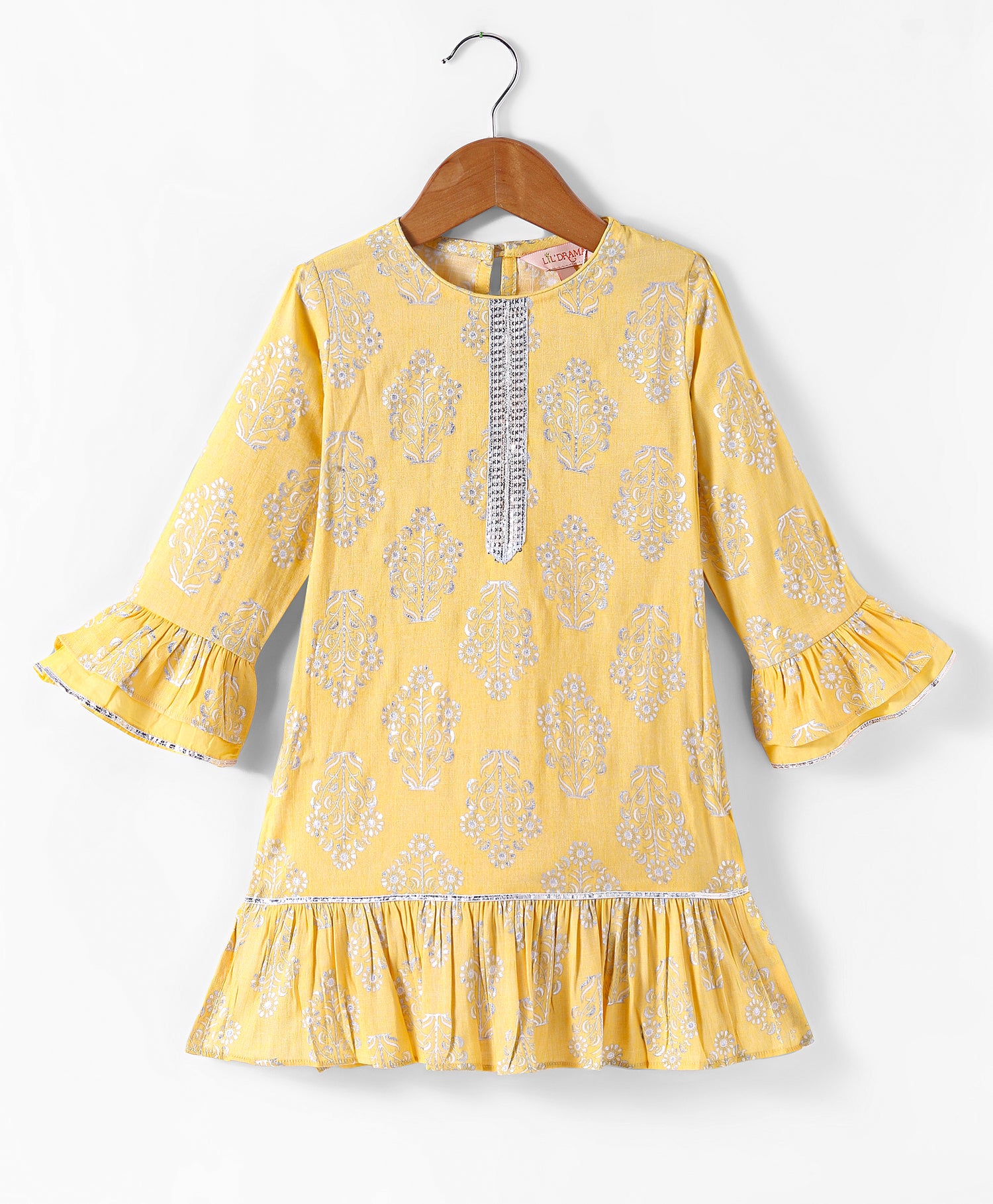 Girls kurta with sharara set