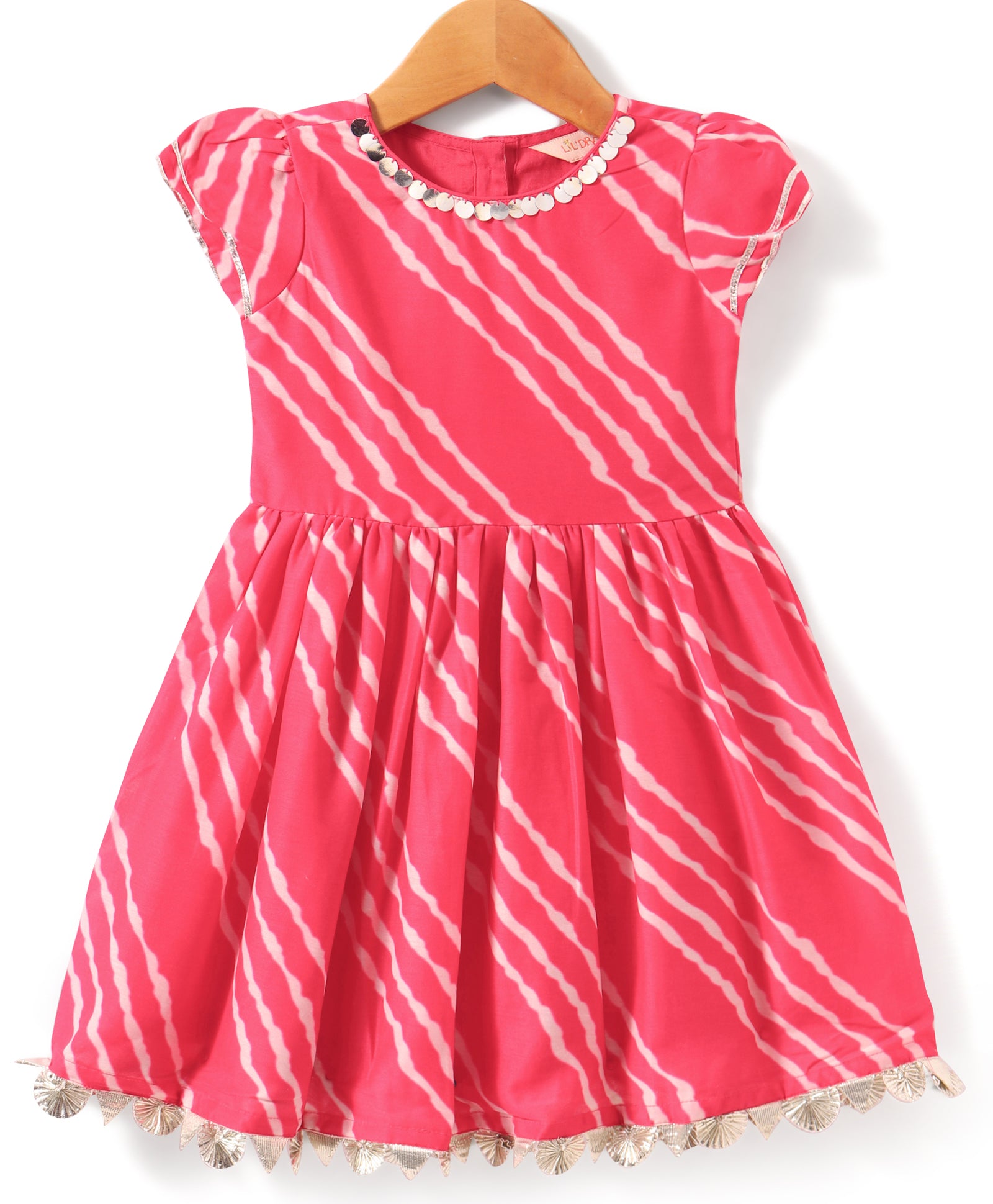 Girls digital print kurta with sharara set