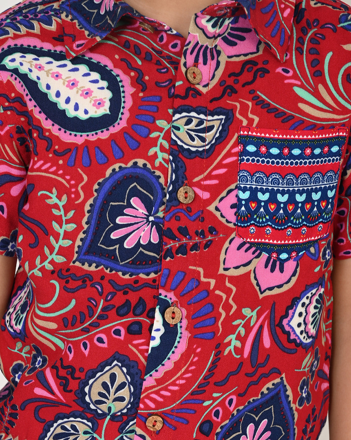 Sassy Boho Boys Purple Shirt from the sibling collection