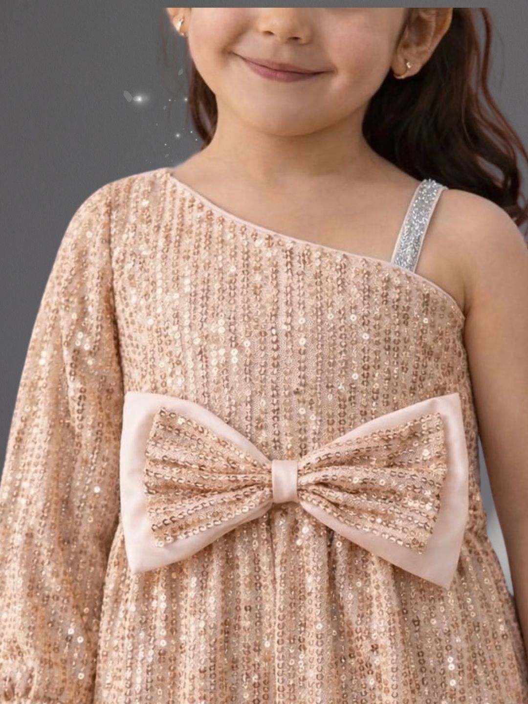 Razzle Dazzle Girls Golden Party Jumper