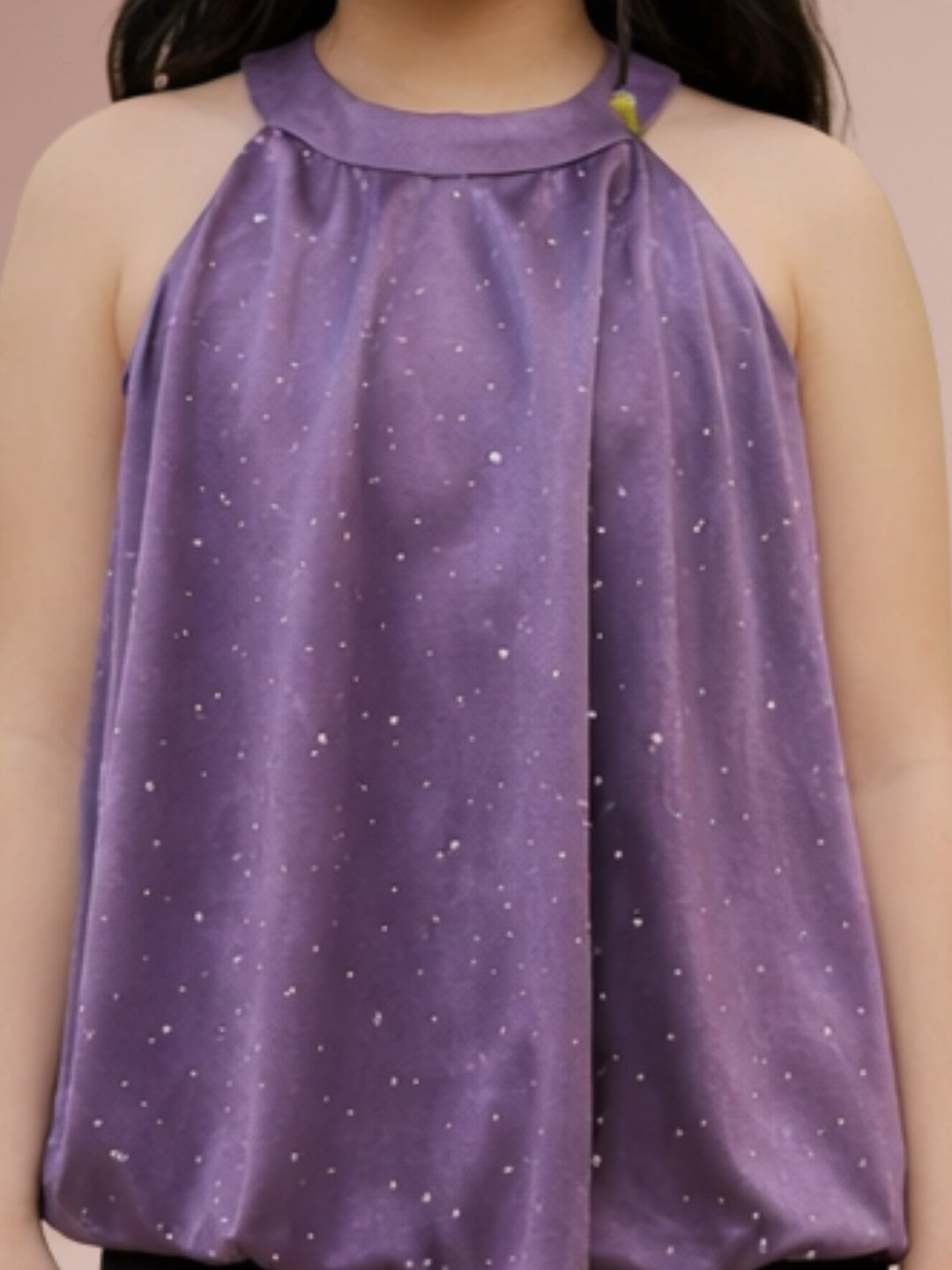 Glam Up Girls Party Mauve Balloon Top