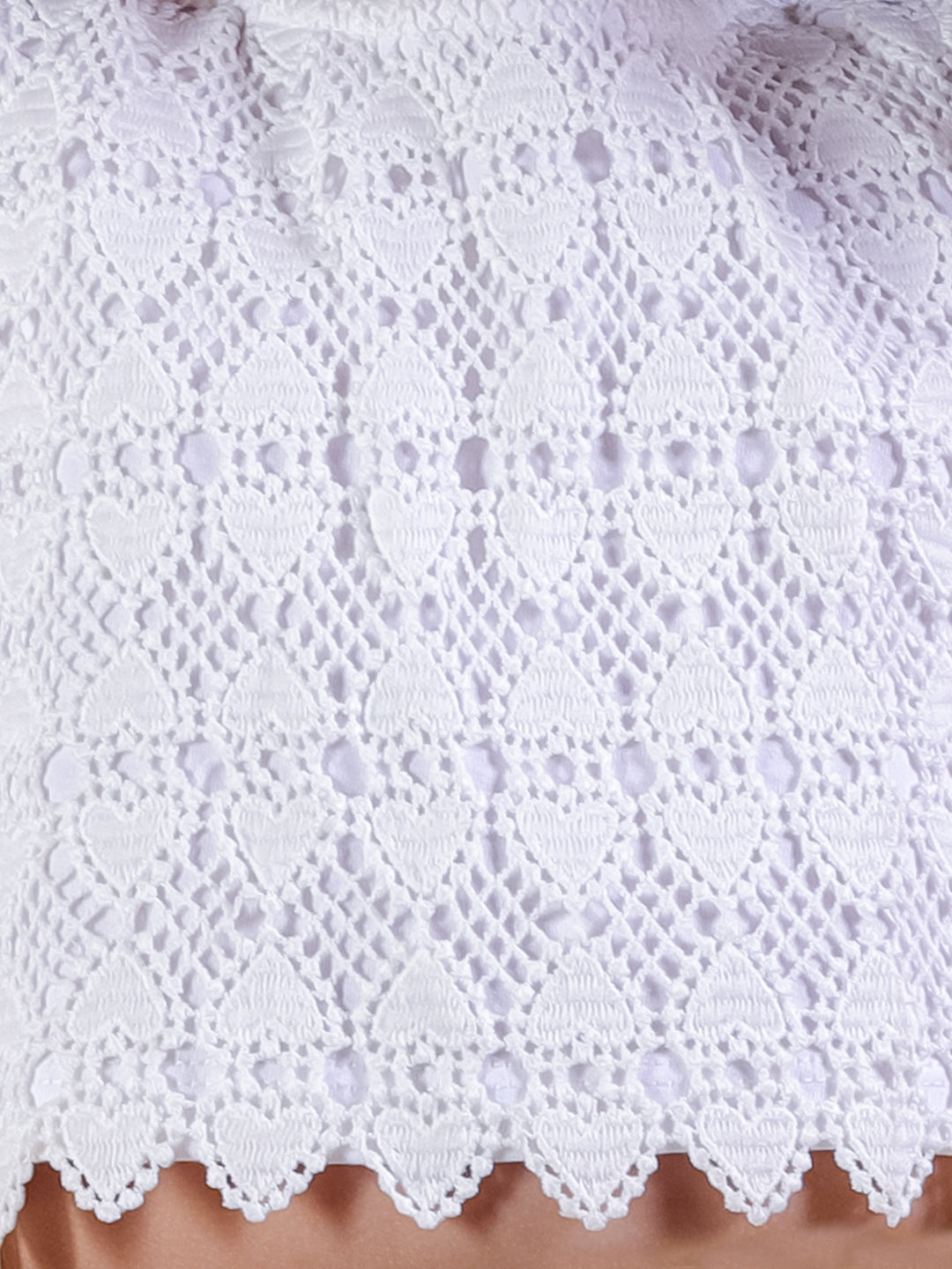 Shibori Print White Top with Yellow Skirt Set For Girls