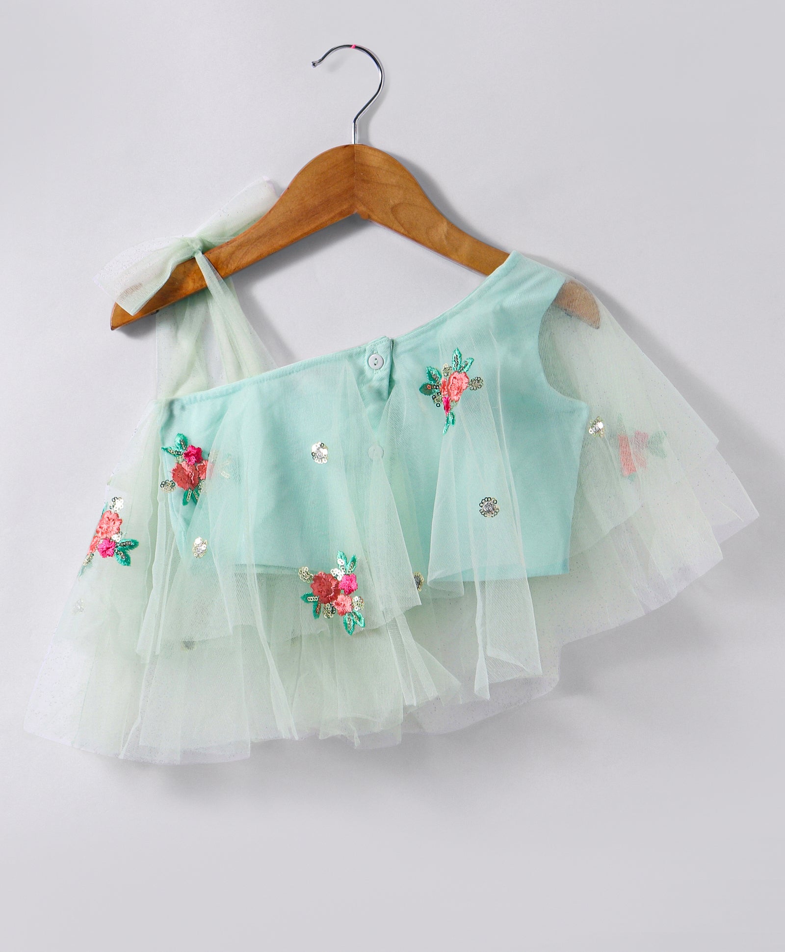 Girls embroidered choli with ghaghra set