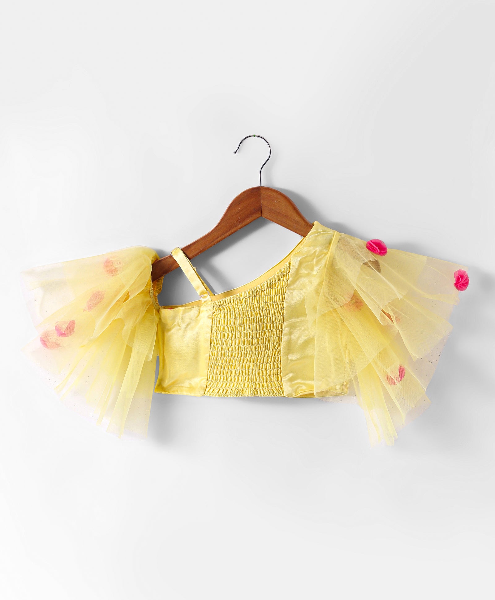 Girls embroidered choli with ghaghra set