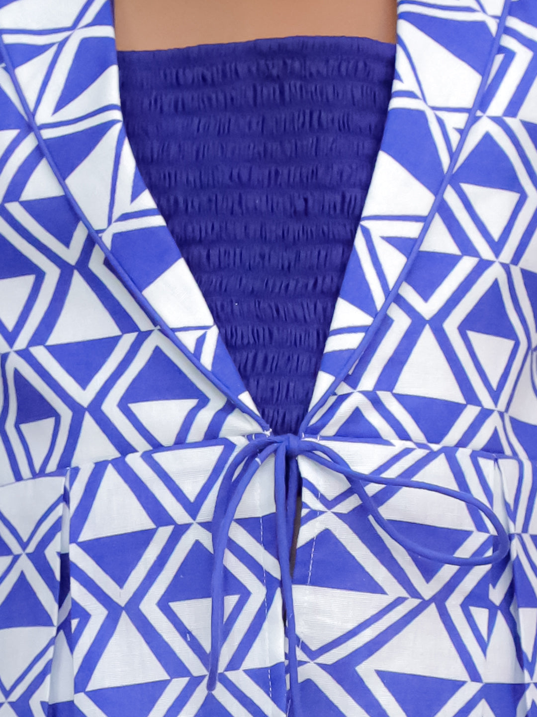 Shor-Gul Blue Kurta Sharara and Bustier Set For Girls