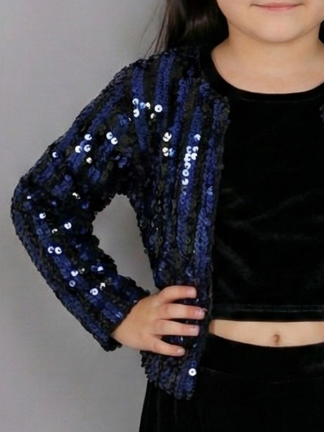 Razzle Dazzle Girls Navy Blue Jacket