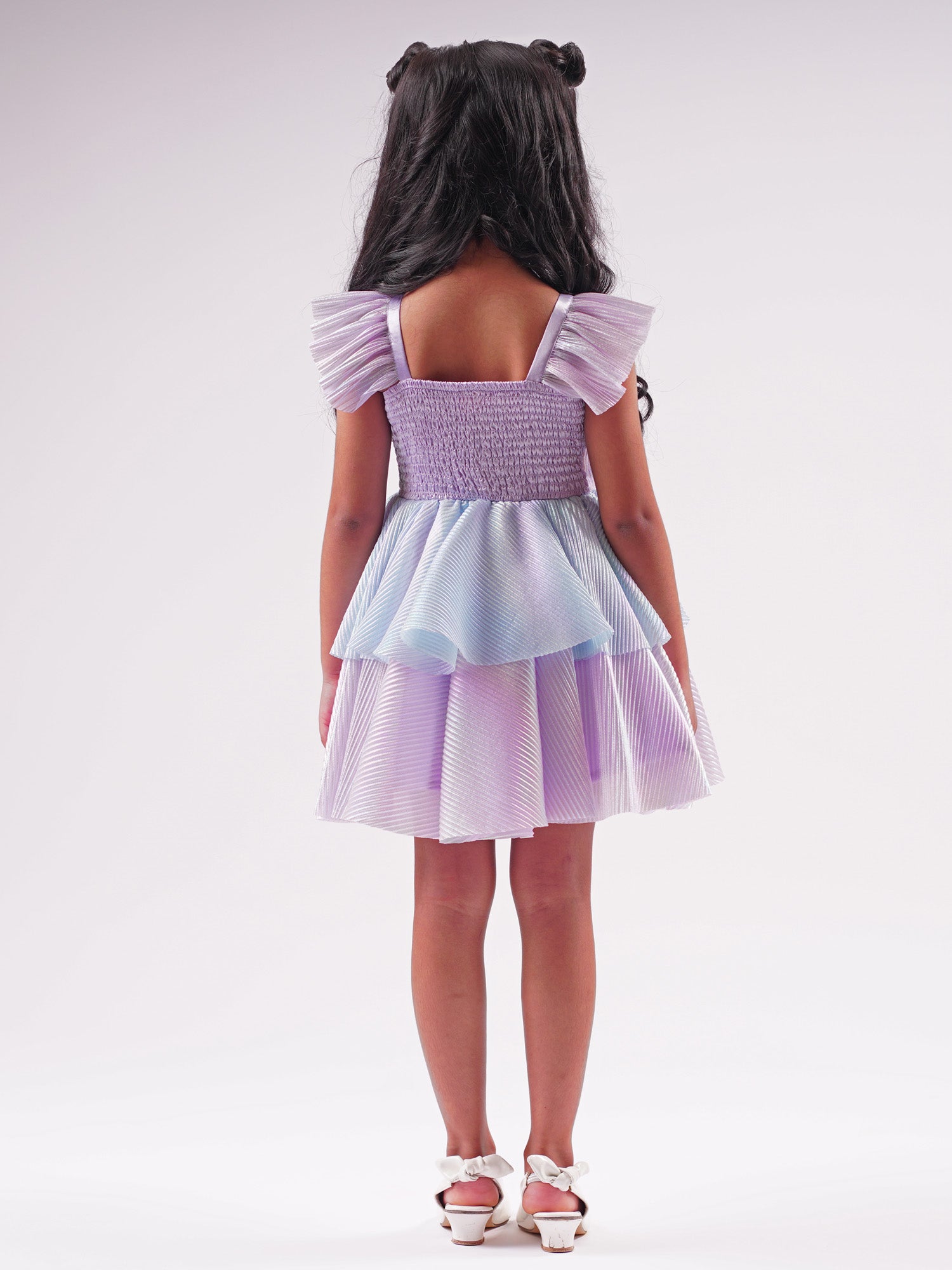 Barbie Blue Sequins Shimmer Ballerina Dress for Young Girls