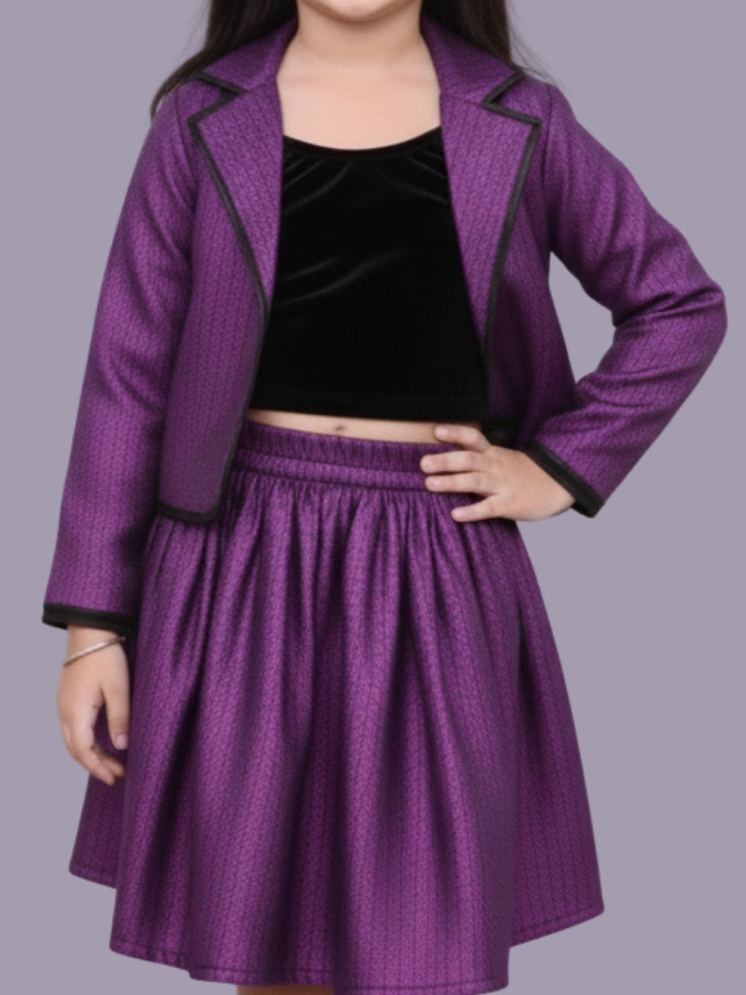 Glam up Girls Party Violet Jacket