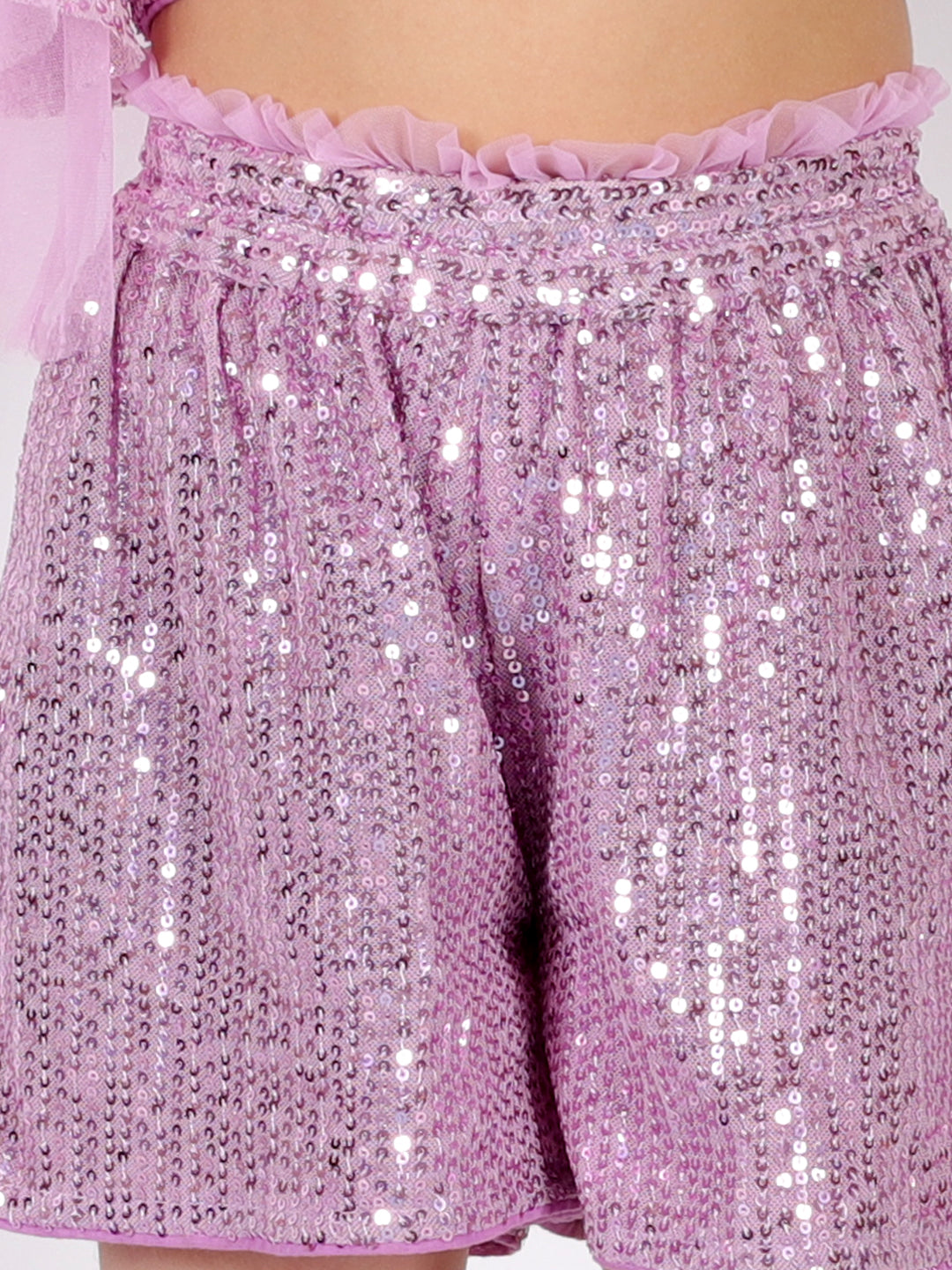 Lil Drama Girls Party top with shorts