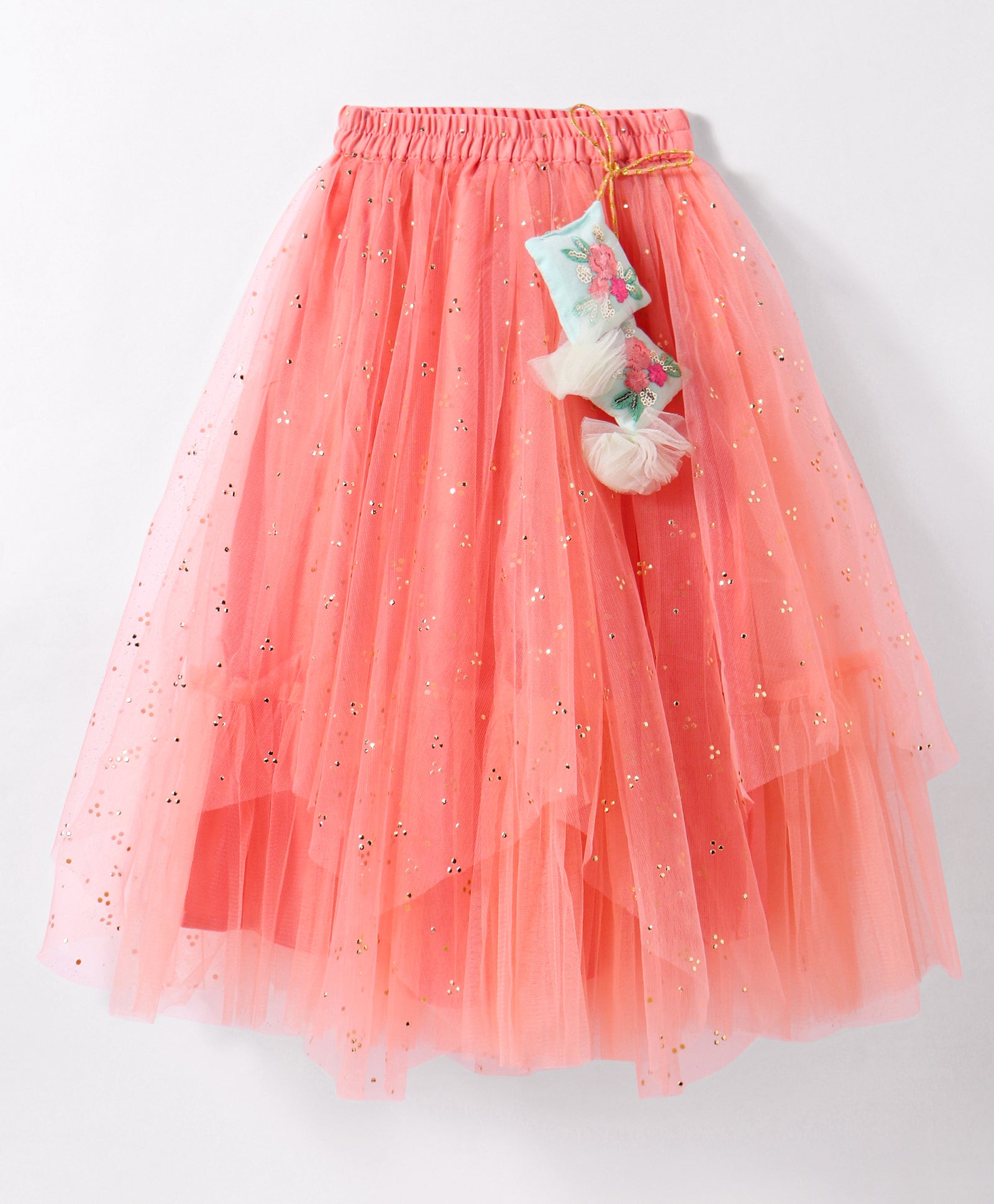 Girls embroidered choli with ghaghra set