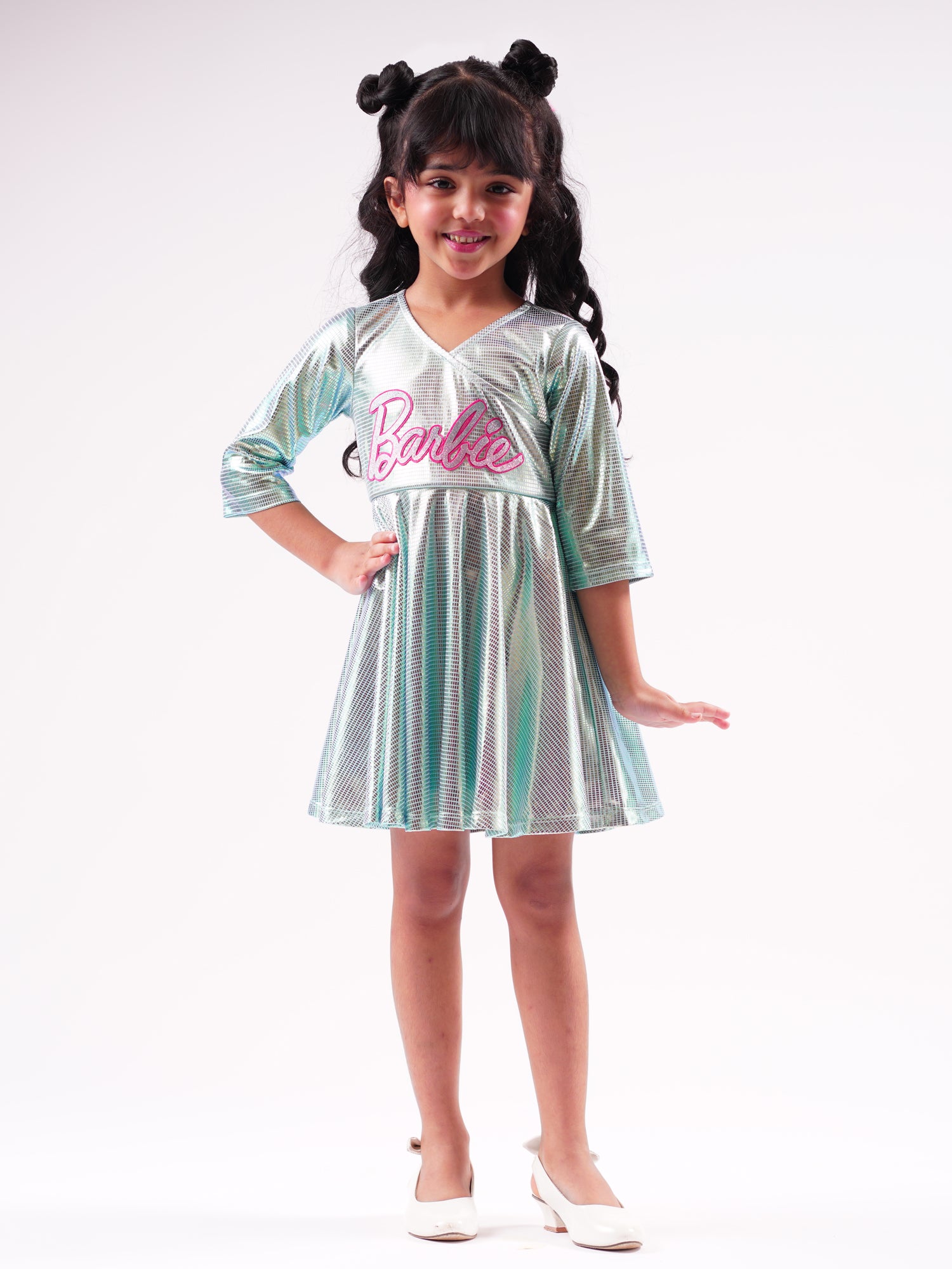 Barbie Blue Shimmer Ballerina Dress for Young Girls