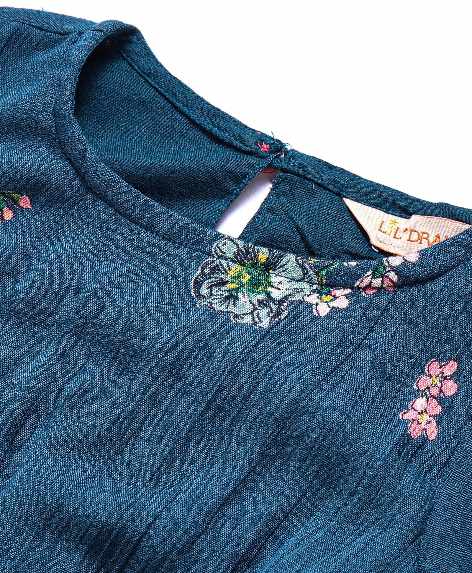 Girls stylish printed cotton casual dresss