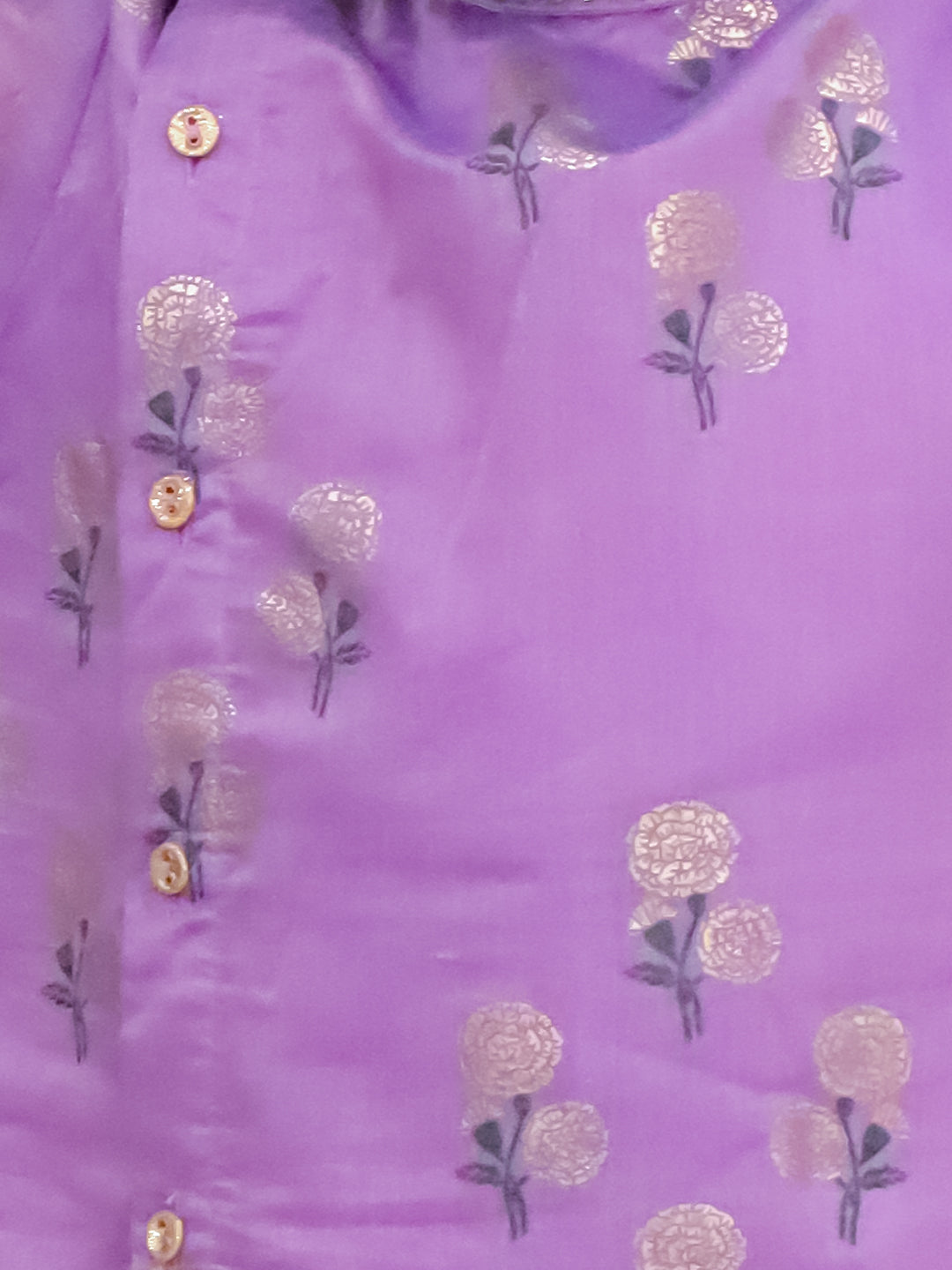 Mishti Purple Kurta Dhoti Set For Boys