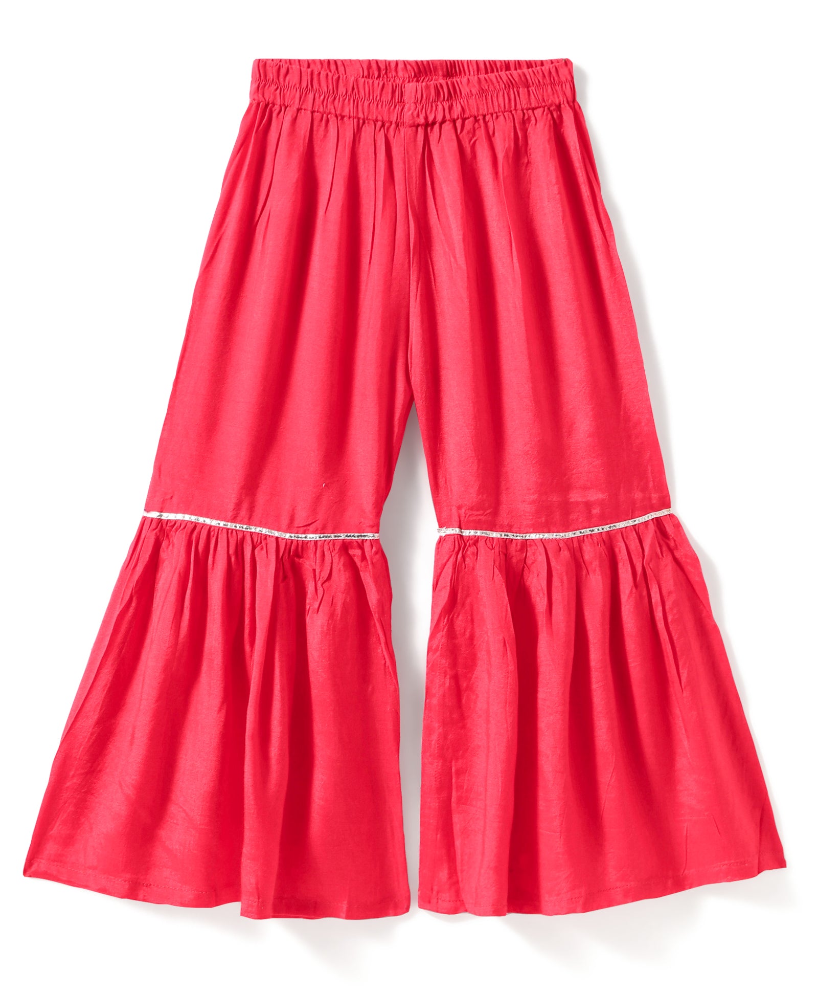 Girls digital print kurta with sharara set