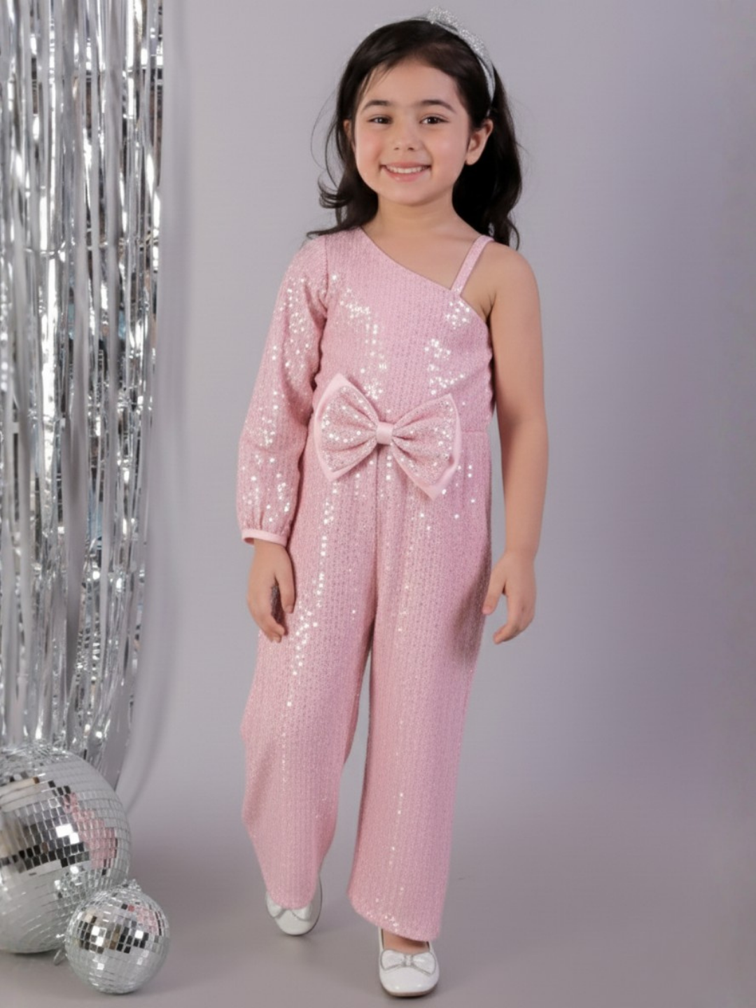Razzle Dazzle Girls Pink Party Jumper