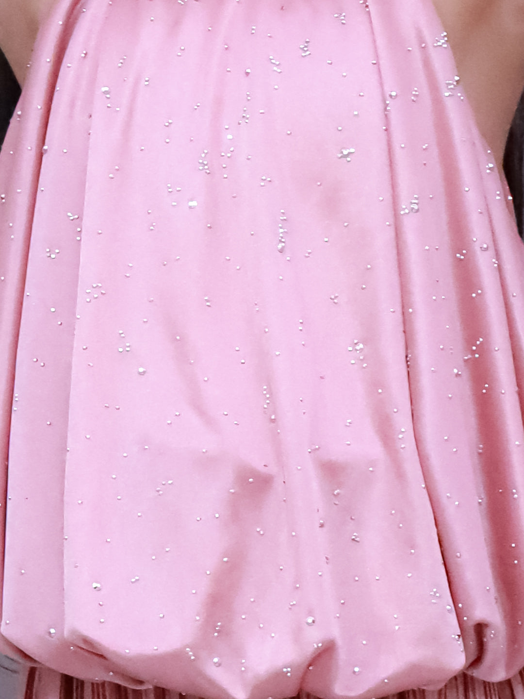 Glam Up Girls Party Peach Top And Skirt