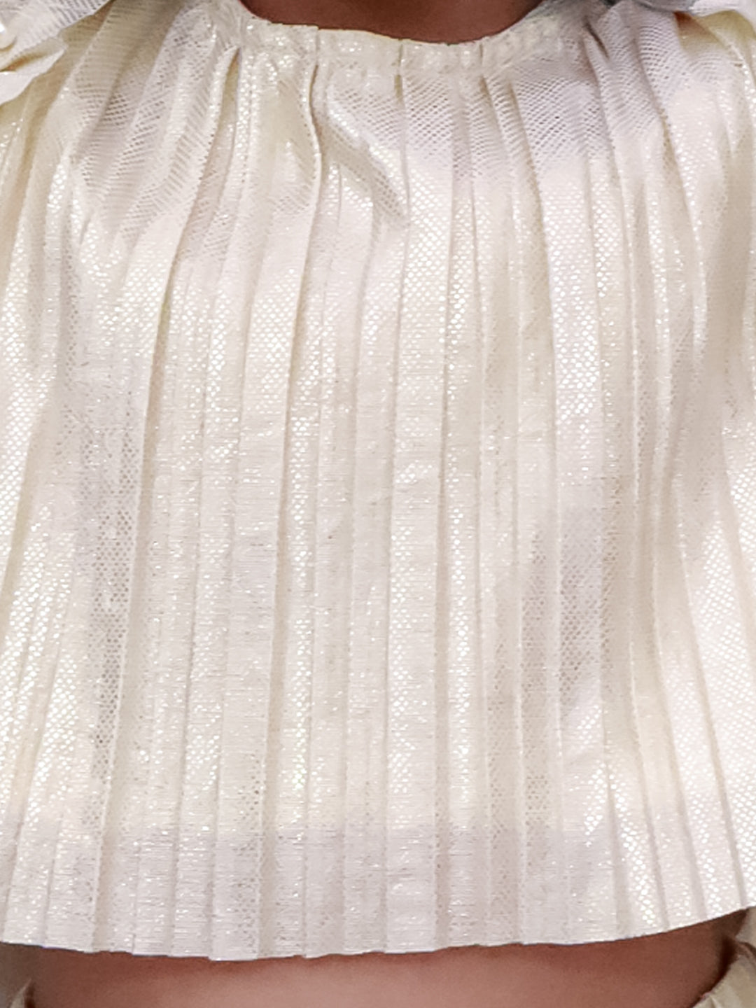 Glam Up Girls Party Golden Top And Skirt