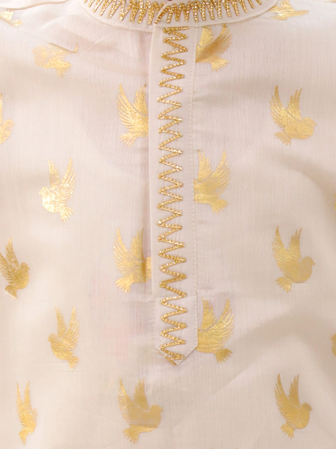 Mishti Off White Kurta and Pyjama For Boys