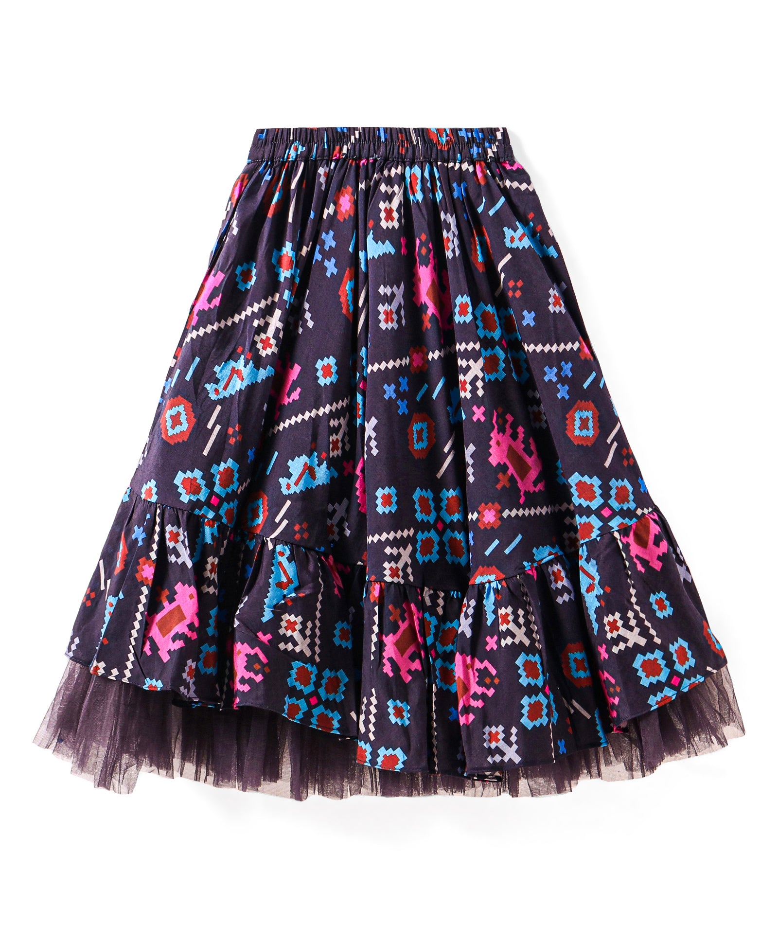 Girls choli with printed ghaghra set