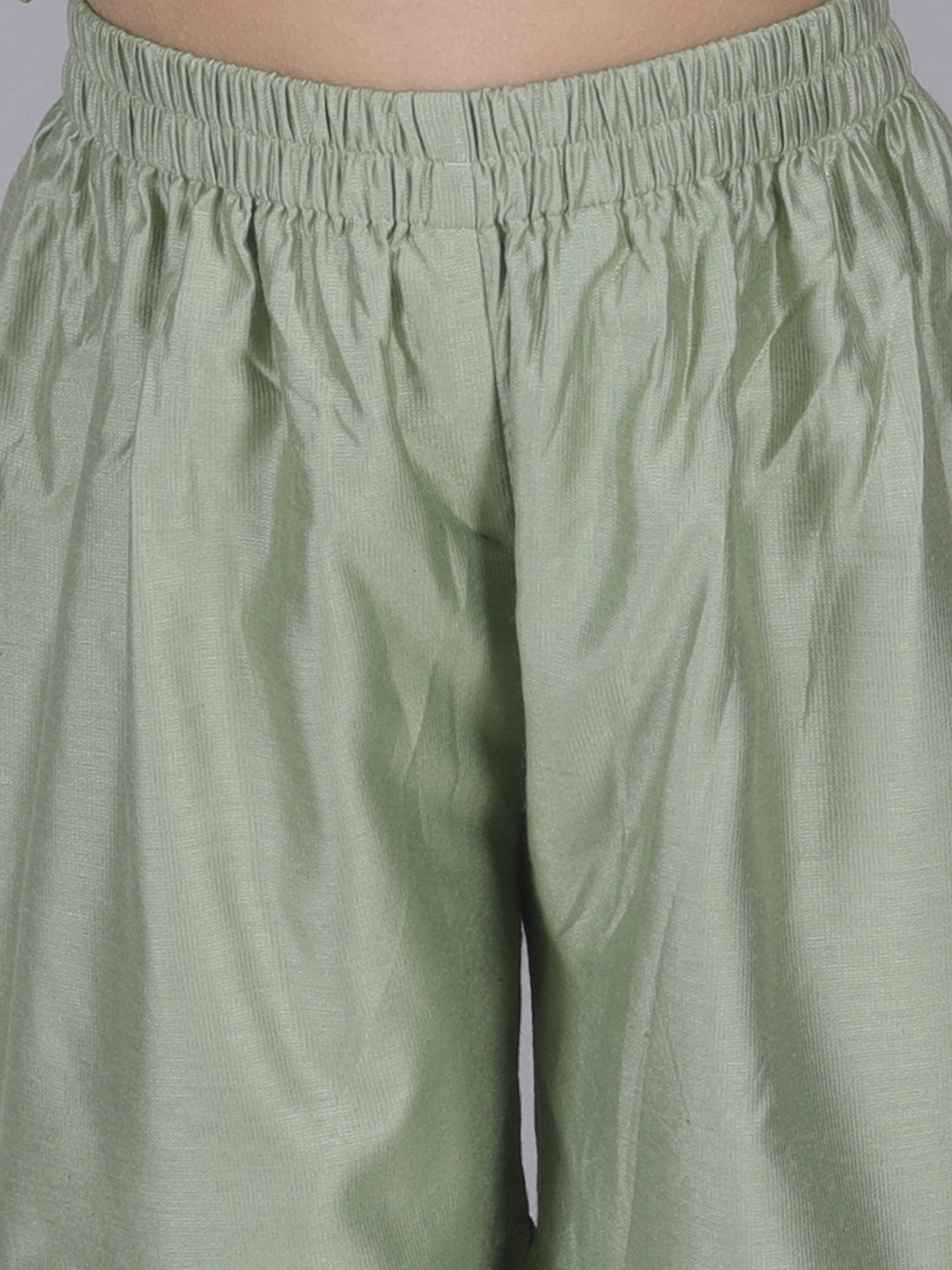 Zarqa Girls Green Kurta with Sharara and dupatta set