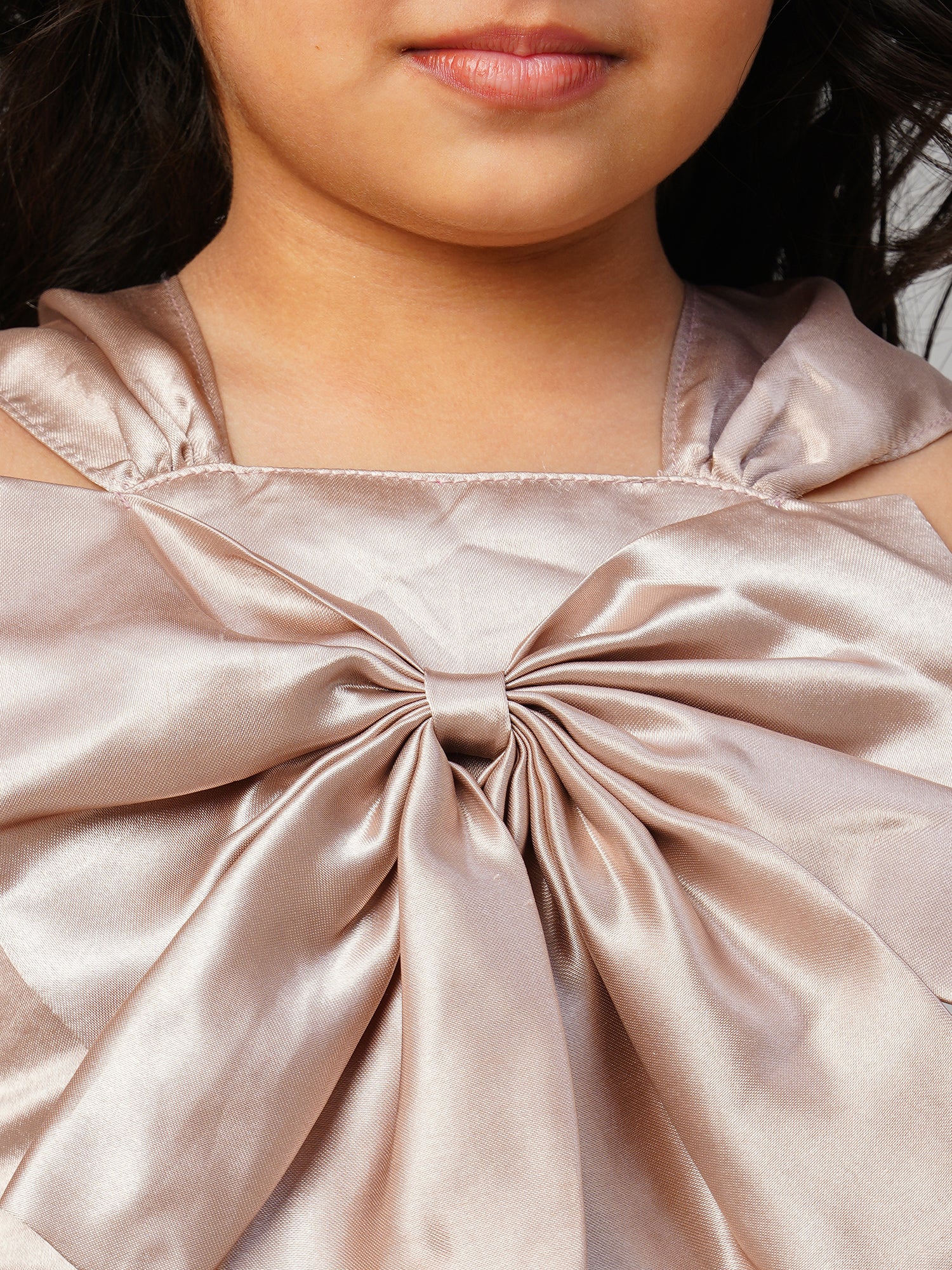 Glam Up Girls Gold Pant With Satin Top Party Girls Co-ordinate set
