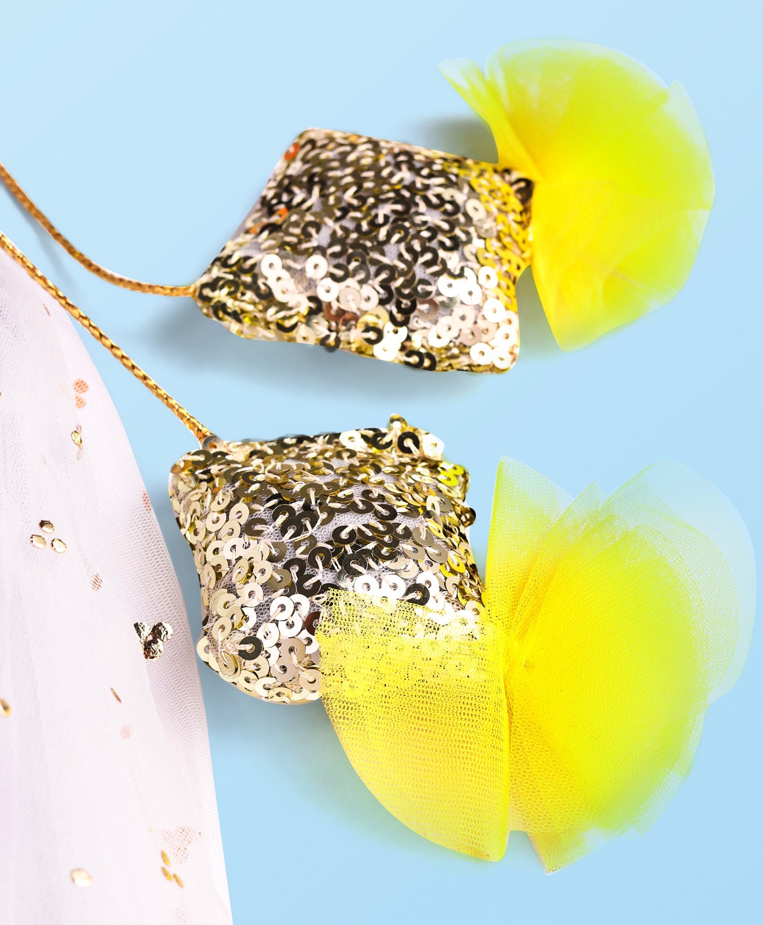 Girls ethnic Embroidered choli with layered mukesh print organza ghaghra set