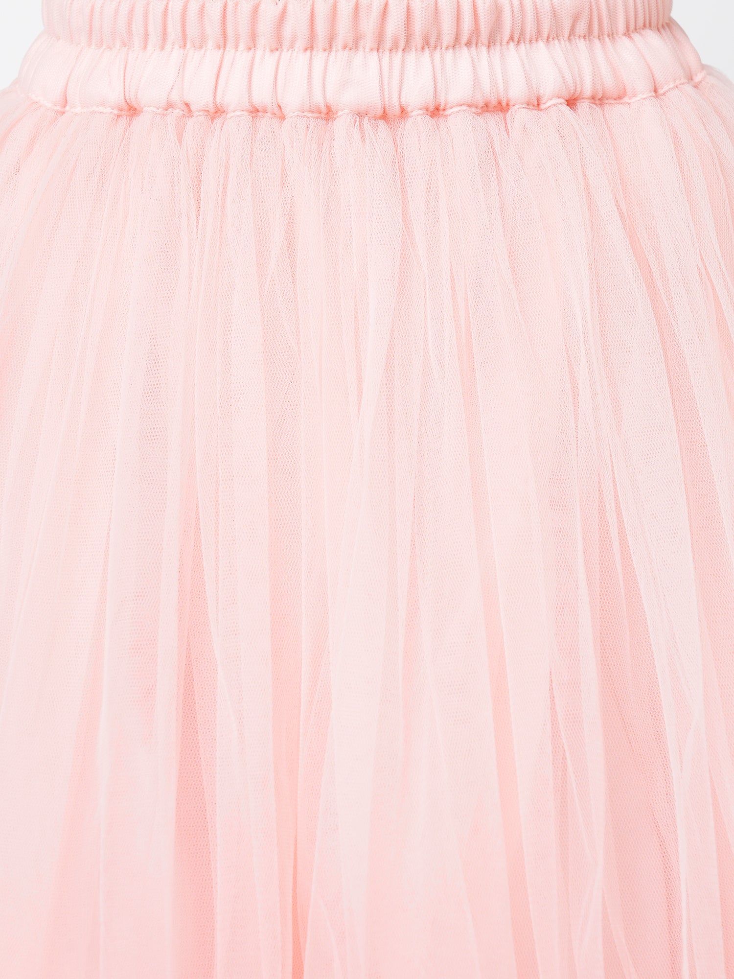 Paris Nights Girls Peach Sequin  Embroidered Lehanga Choli