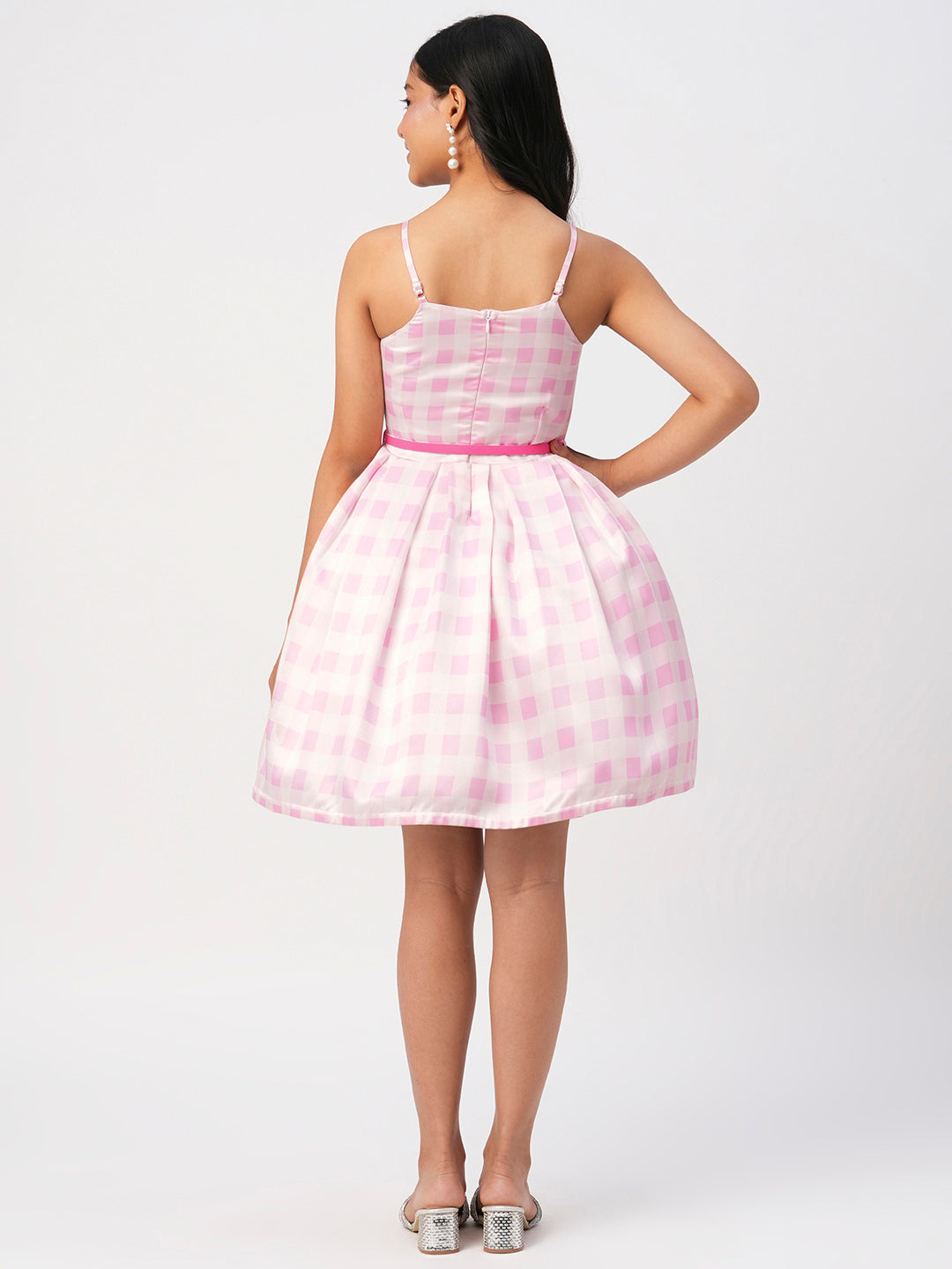 Barbie Ballerina Pink Shimmer Party Dress for Girls