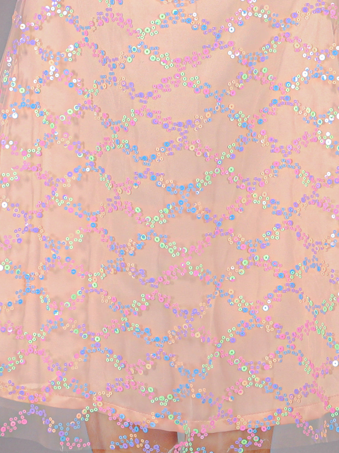 Razzle Dazzle Girls Pink Sequins Party Dress