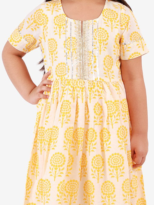 Lil Drama Girls Kurta Pyjama set