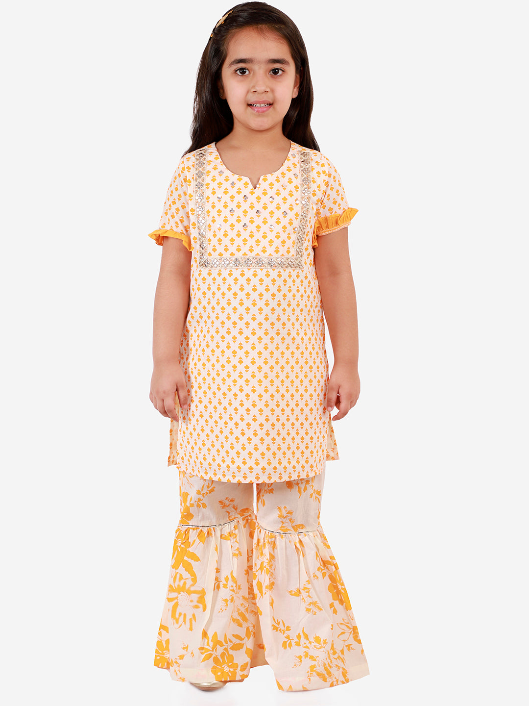 Lil Drama Girls Kurta Pyjama set