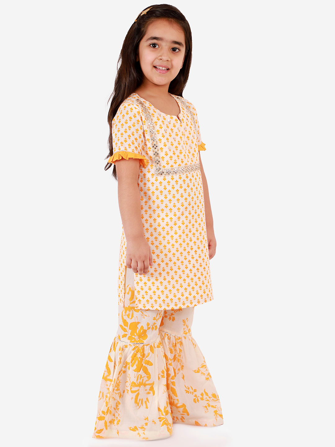 Lil Drama Girls Kurta Pyjama set
