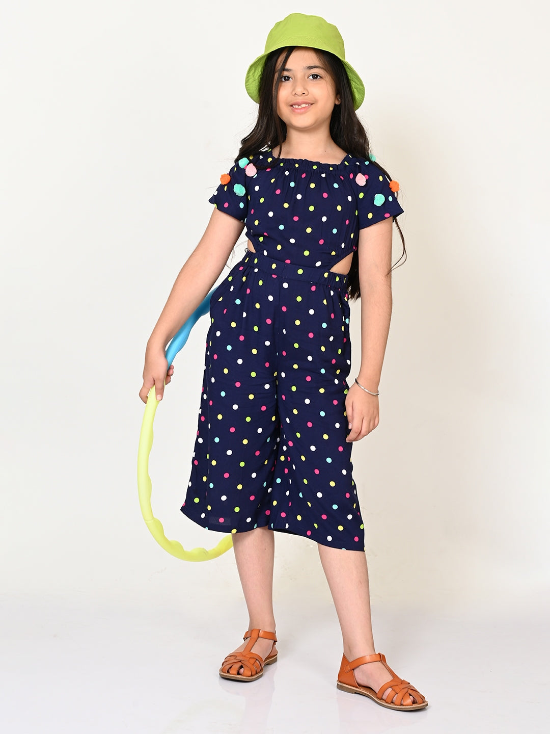 Sassy Boho Girls Navy jumpsuit from the sibling collection