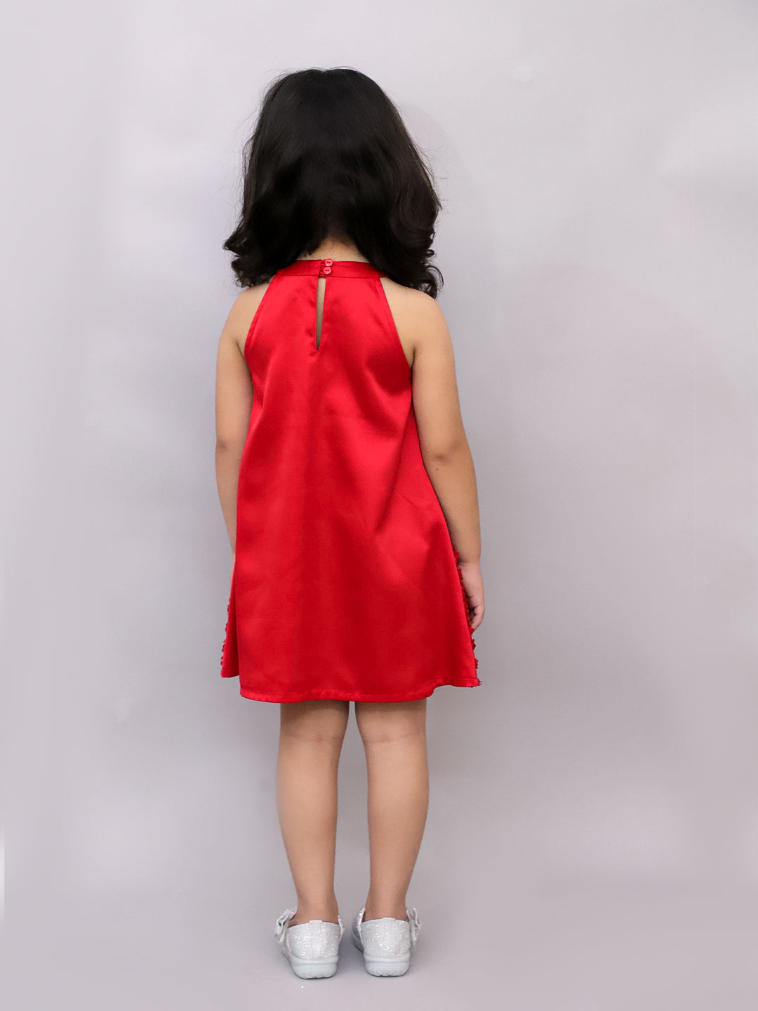 Party Red Dress for Girls