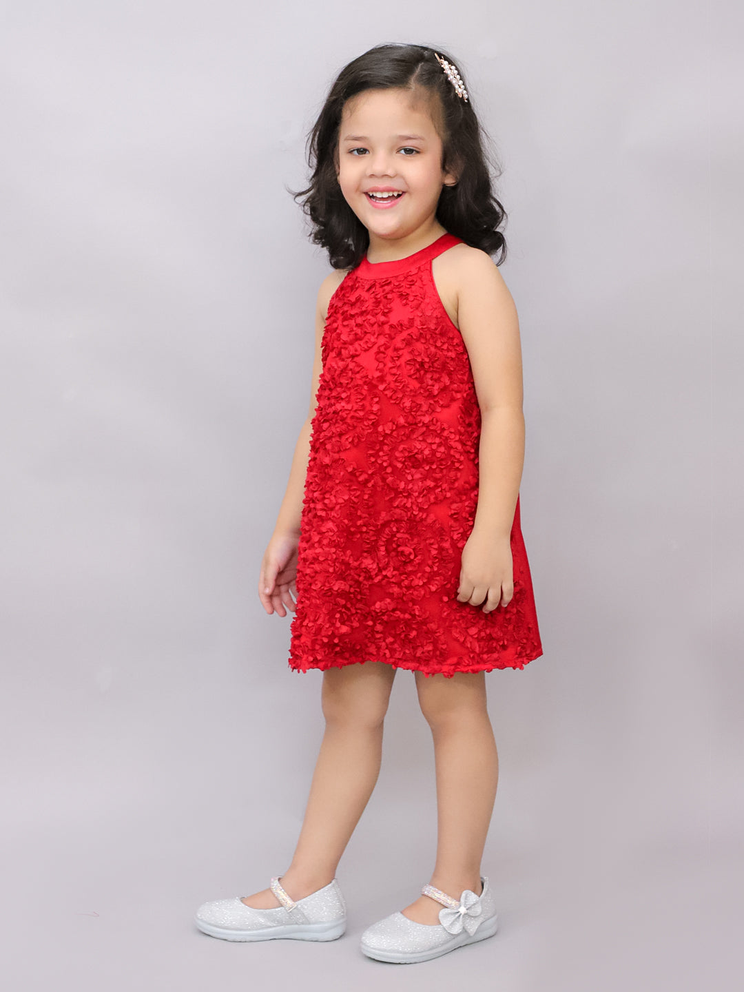 Party Red Dress for Girls