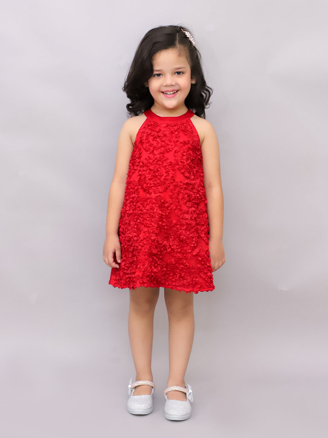 Party Red Dress for Girls