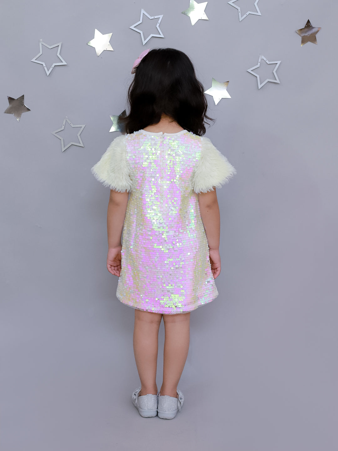 Razzle Dazzle Girls Party White Dress