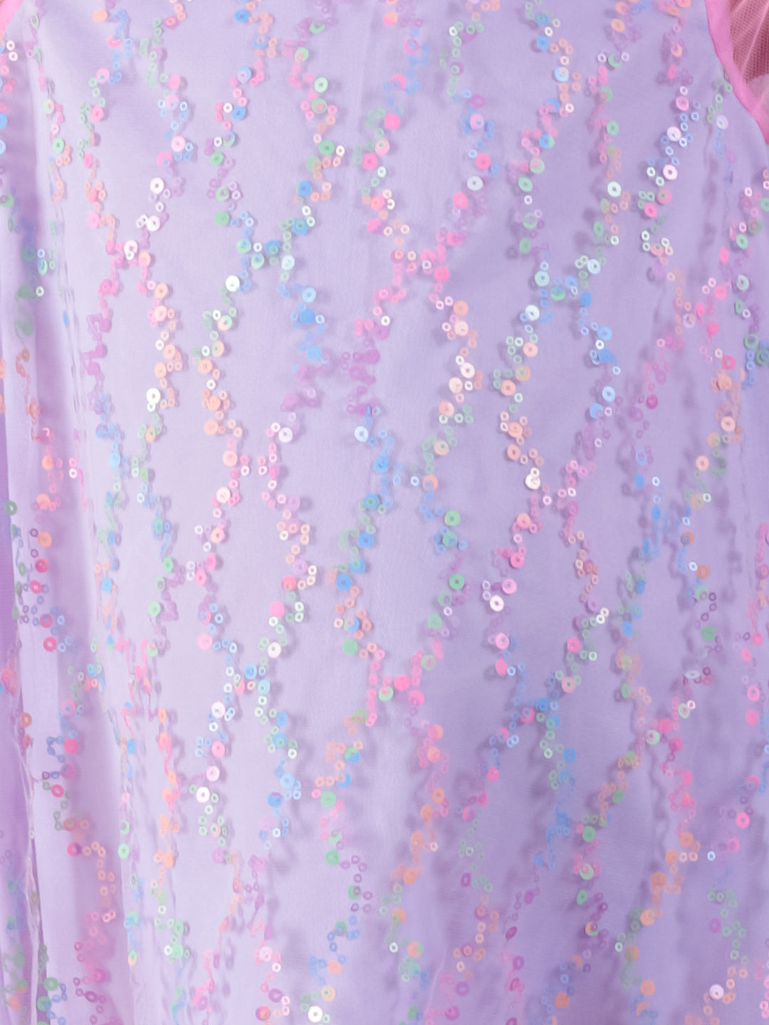 Razzle Dazzle Girls Blue Mulit Colour Sequins Party Dress