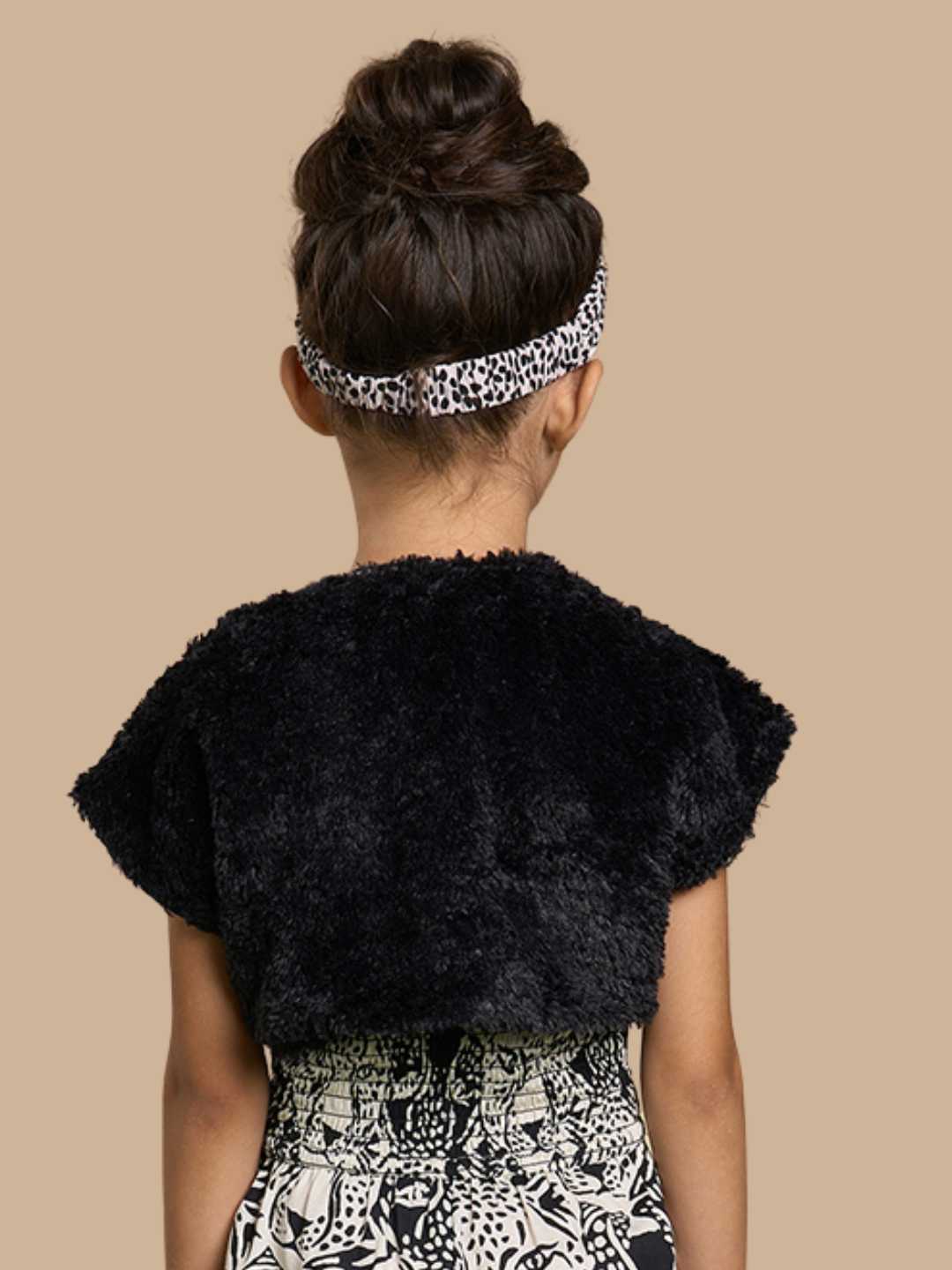 Razzle Dazzle Party Black Jacket For Girls