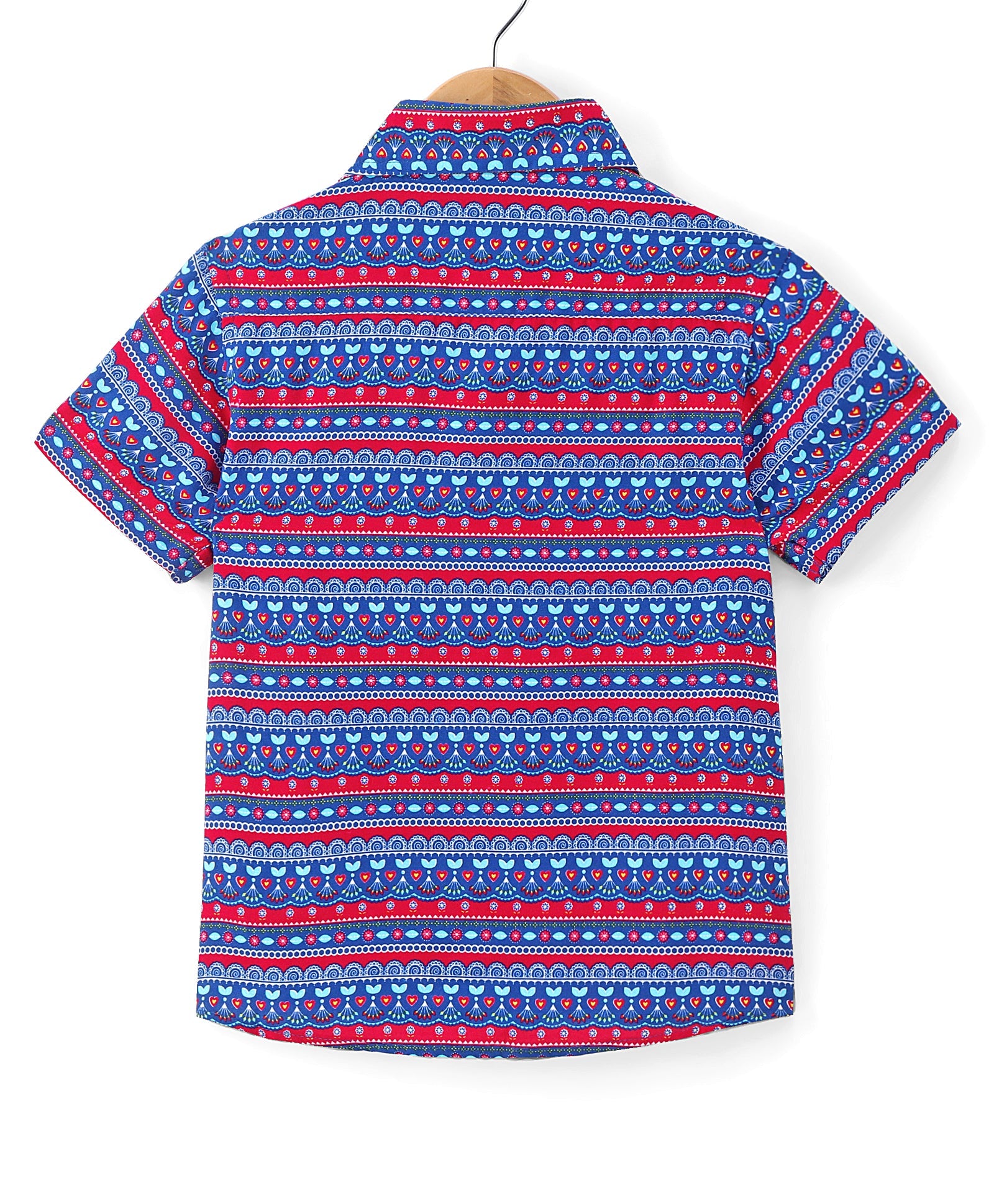 Sassy Boho Boys Blue Shirt from the sibling collection