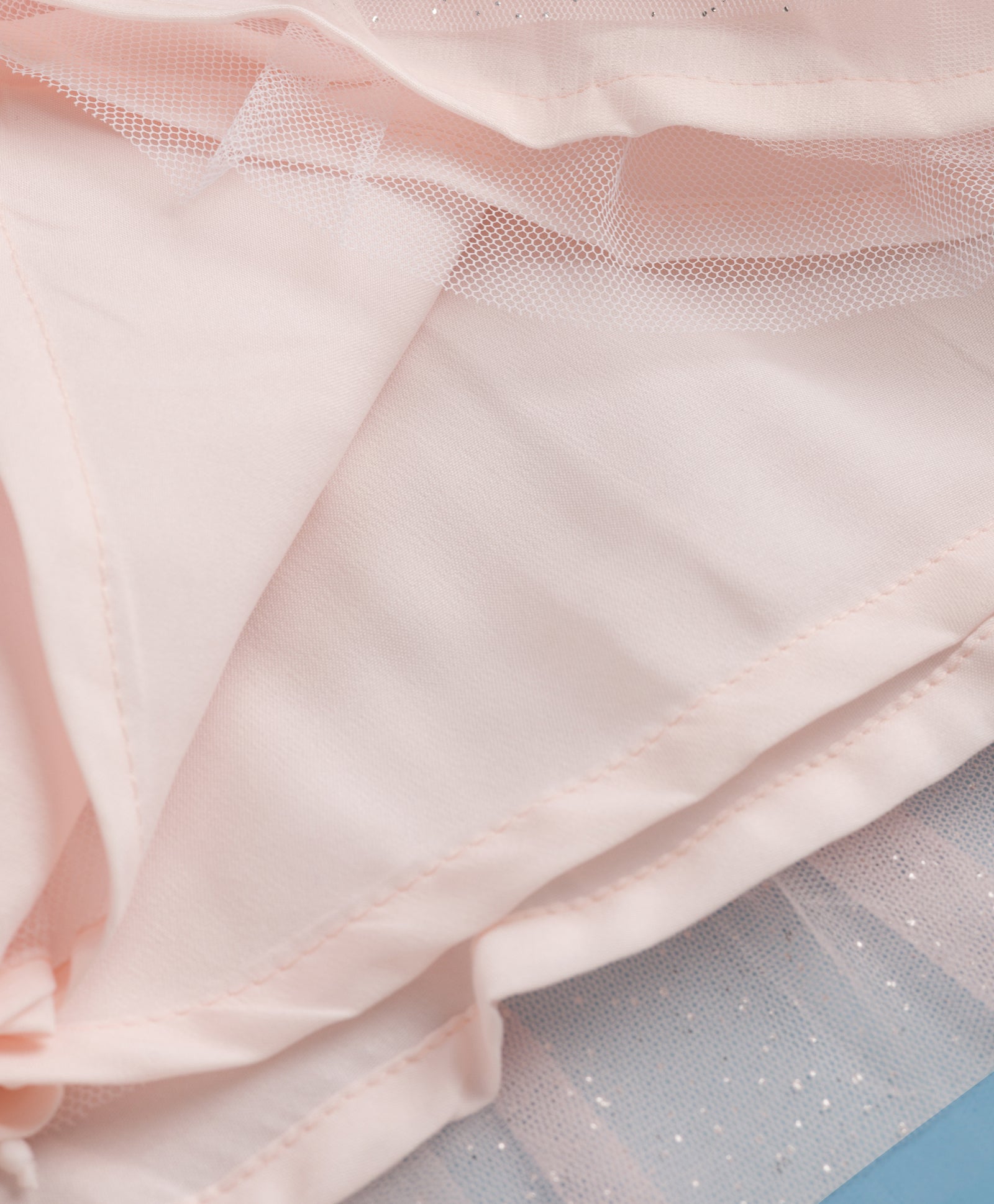 Razzle Dazzle Baby Pink Party Dress with Shrug for Girls