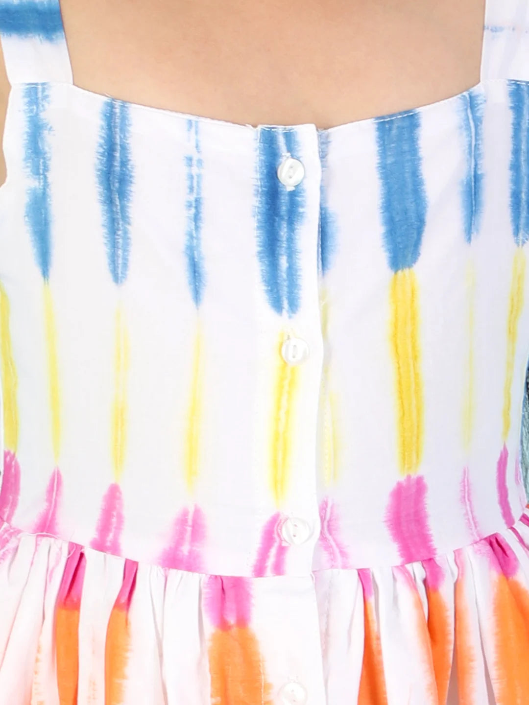 Girls printed cotton dress