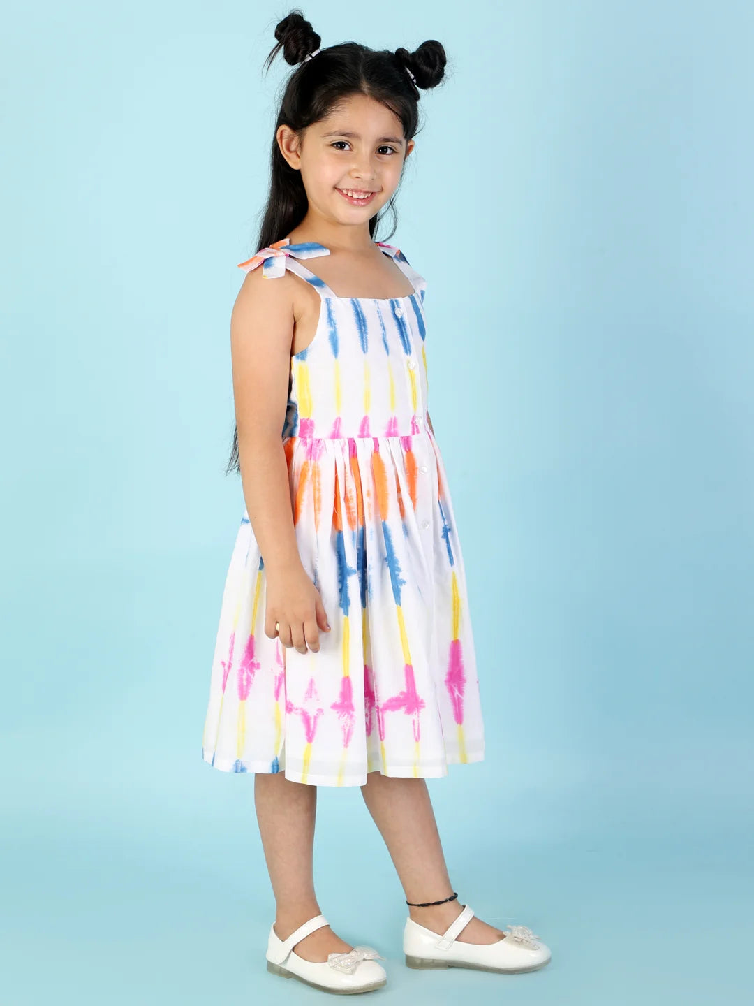 Girls printed cotton dress