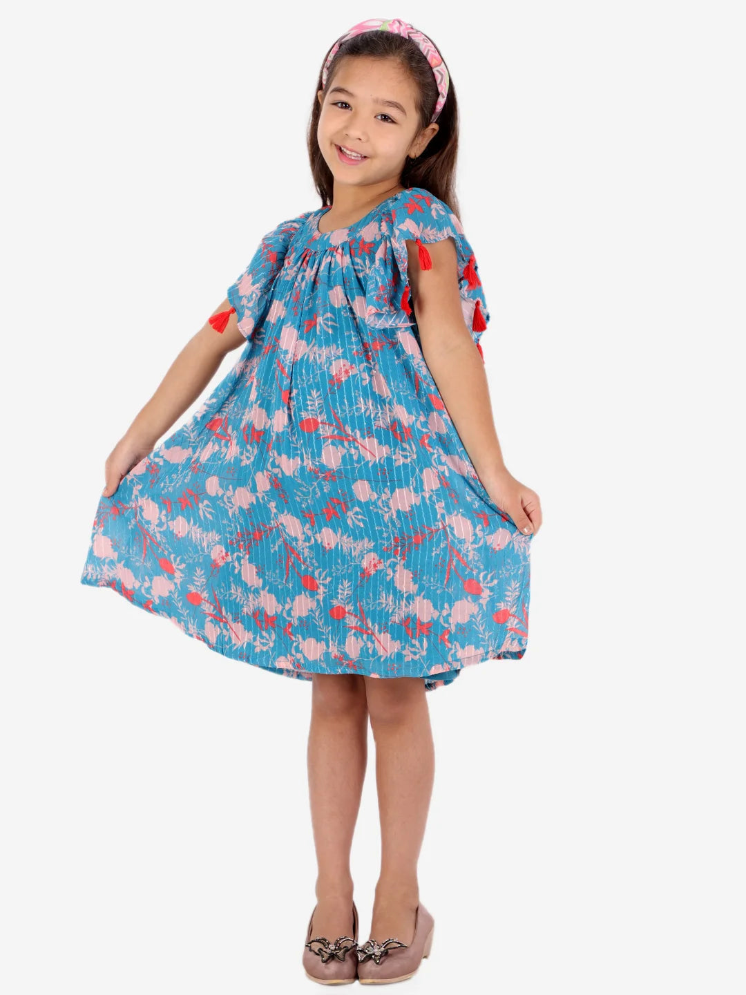 Girls printed Semi formal Georgette dress