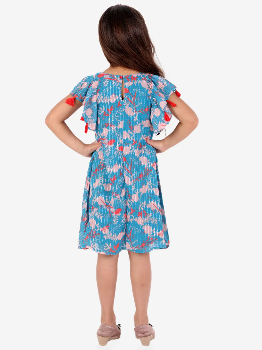 Girls printed Semi formal Georgette dress